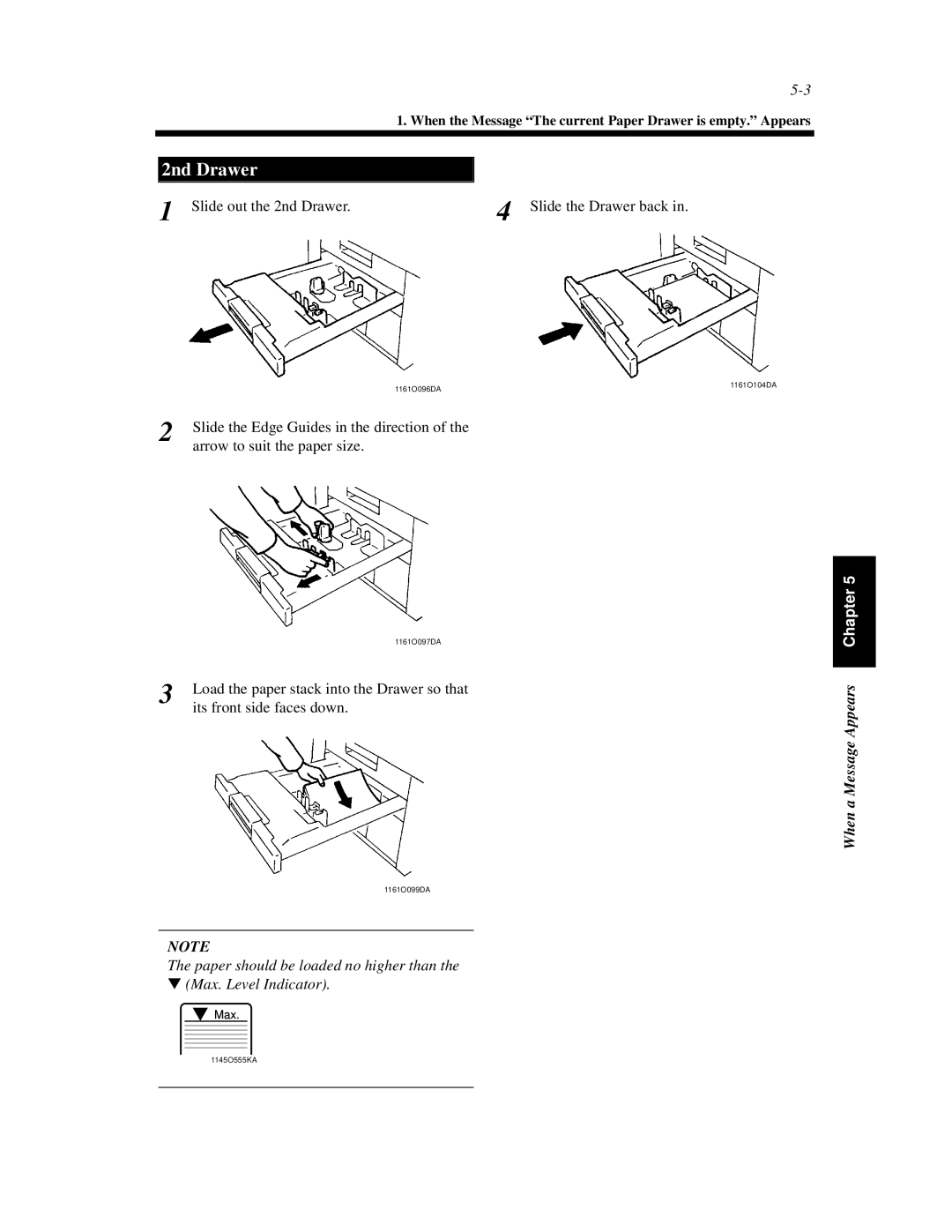 Hitachi Koki USA 52 manual 2nd Drawer 