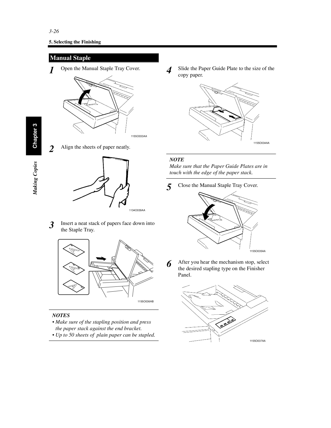 Hitachi Koki USA 52 manual Manual Staple, Panel 