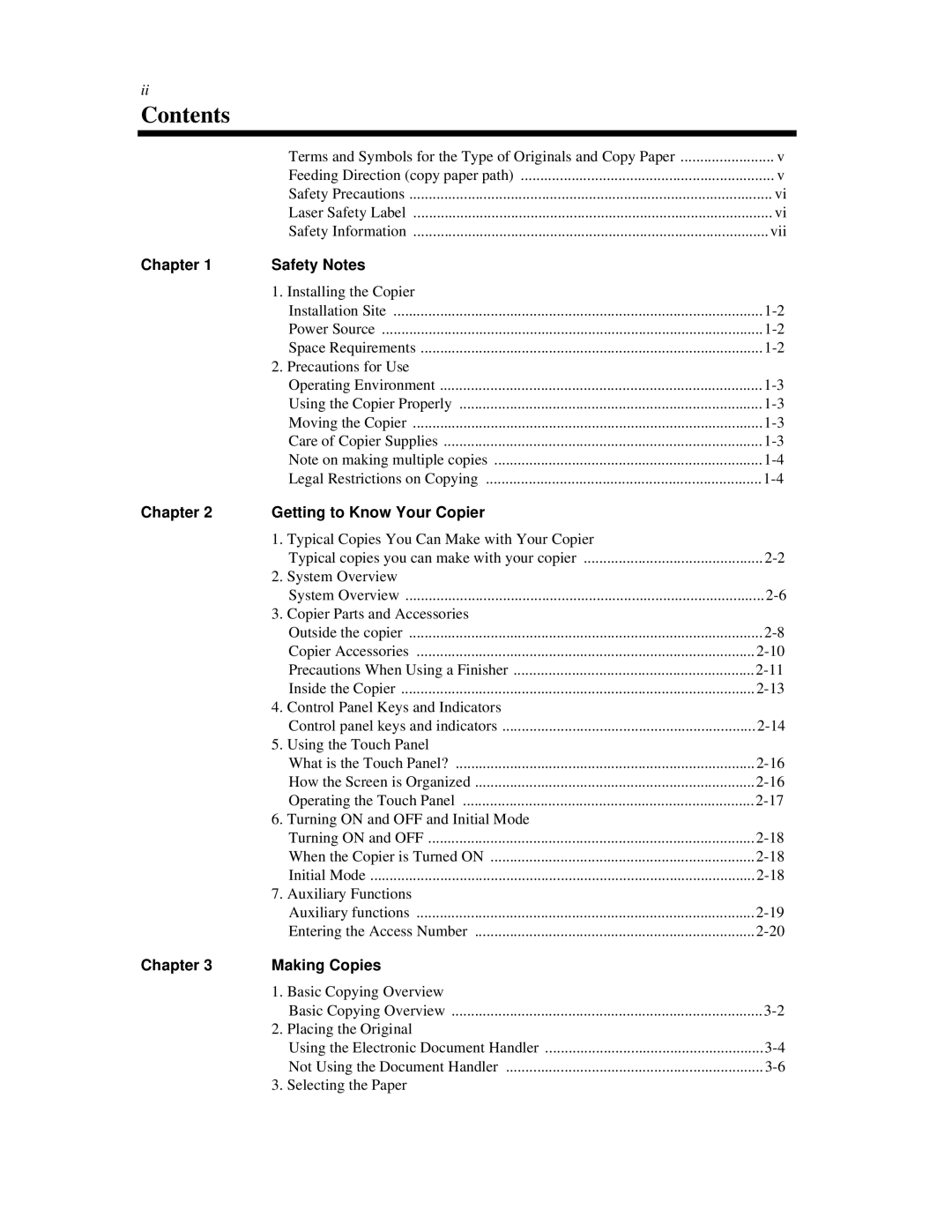 Hitachi Koki USA 52 manual Contents 