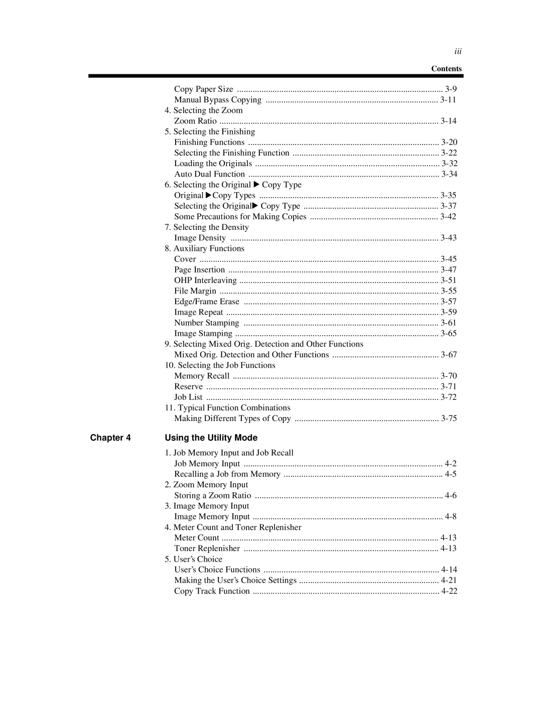 Hitachi Koki USA 52 manual Chapter Using the Utility Mode 