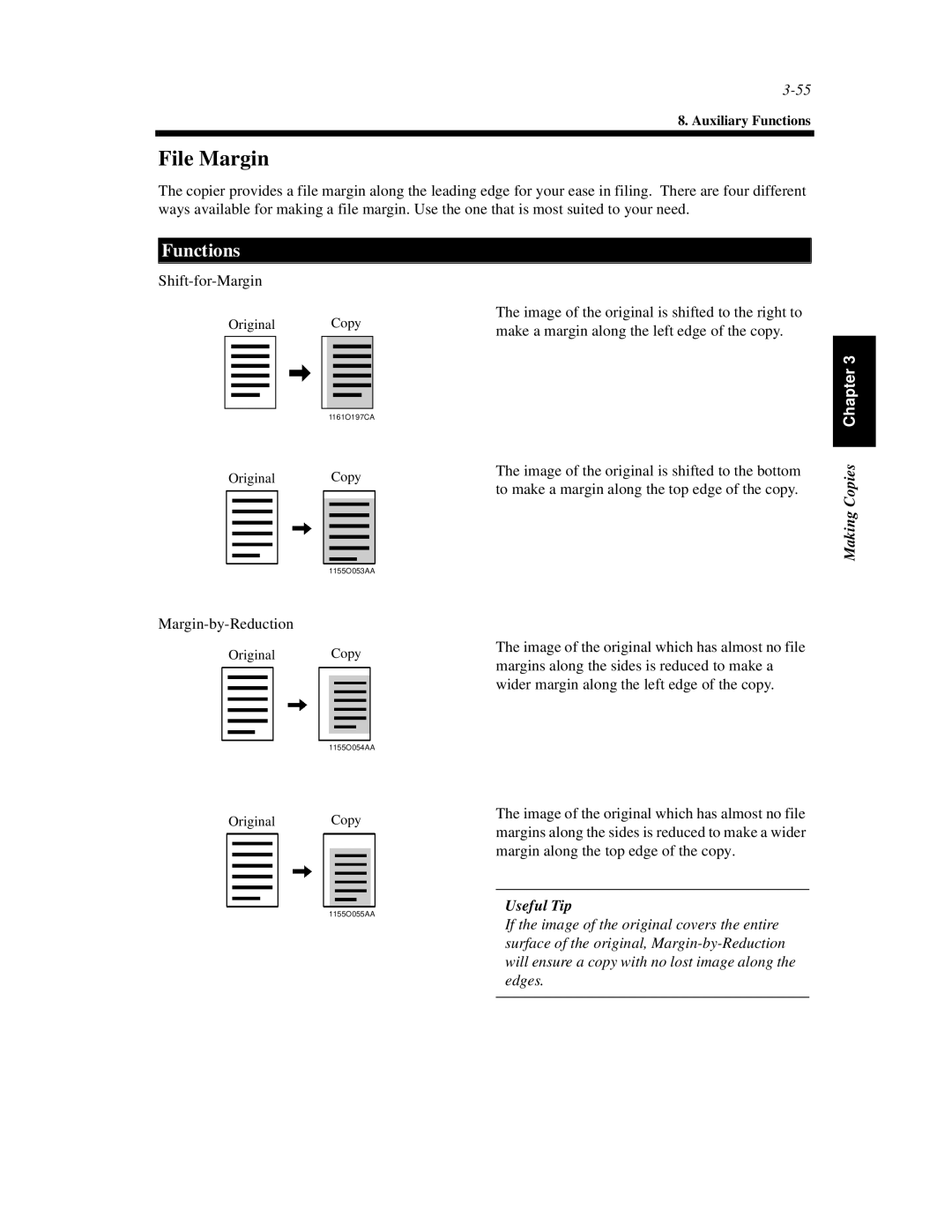 Hitachi Koki USA 52 manual File Margin, Functions 