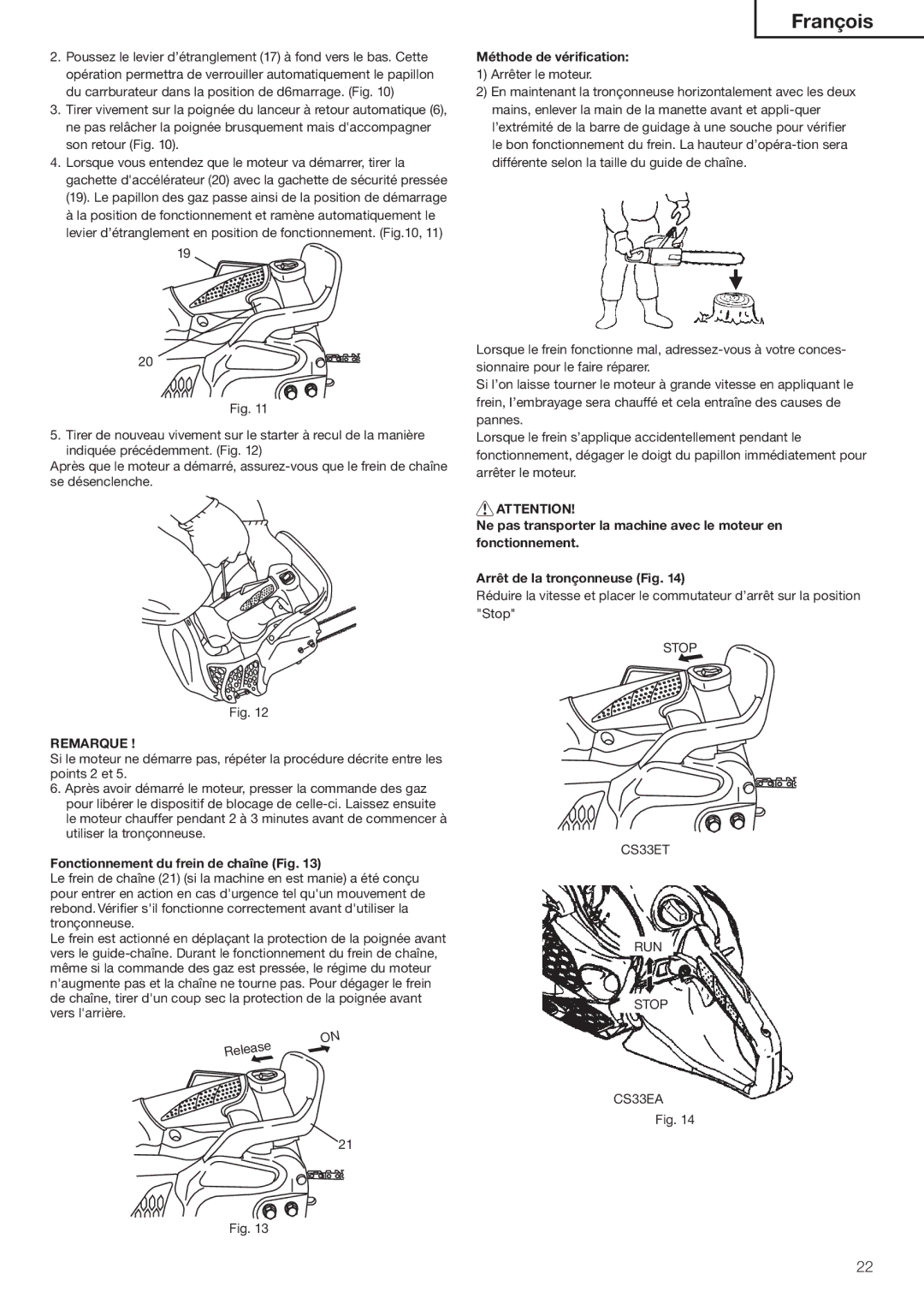 Hitachi Koki USA CS33ET Àthodehde VÀRIüCATION, Sonoretouro&Ig , Diffàrente Selon Laetaille Dulguidetde CHAÅNE 