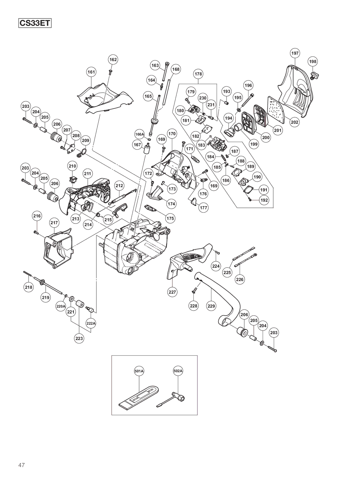 Hitachi Koki USA CS33EA, CS33ET manual 30% ETU0042 