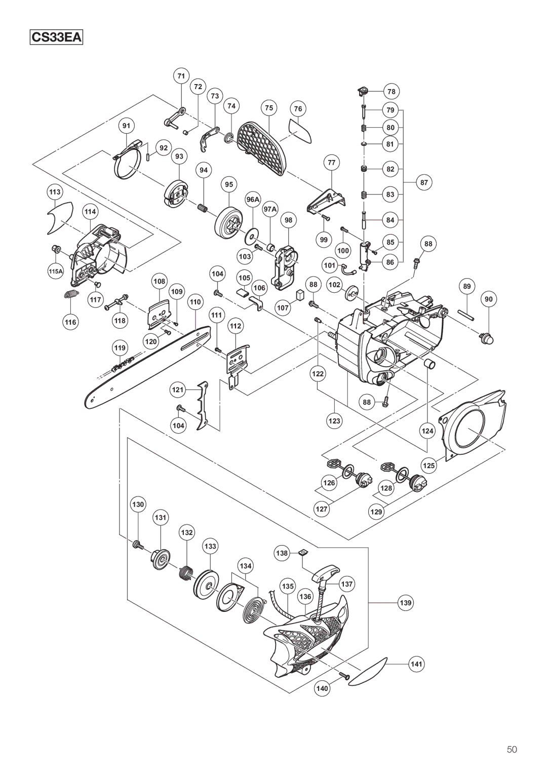 Hitachi Koki USA CS33ET, CS33EA manual 30% ETU0047 