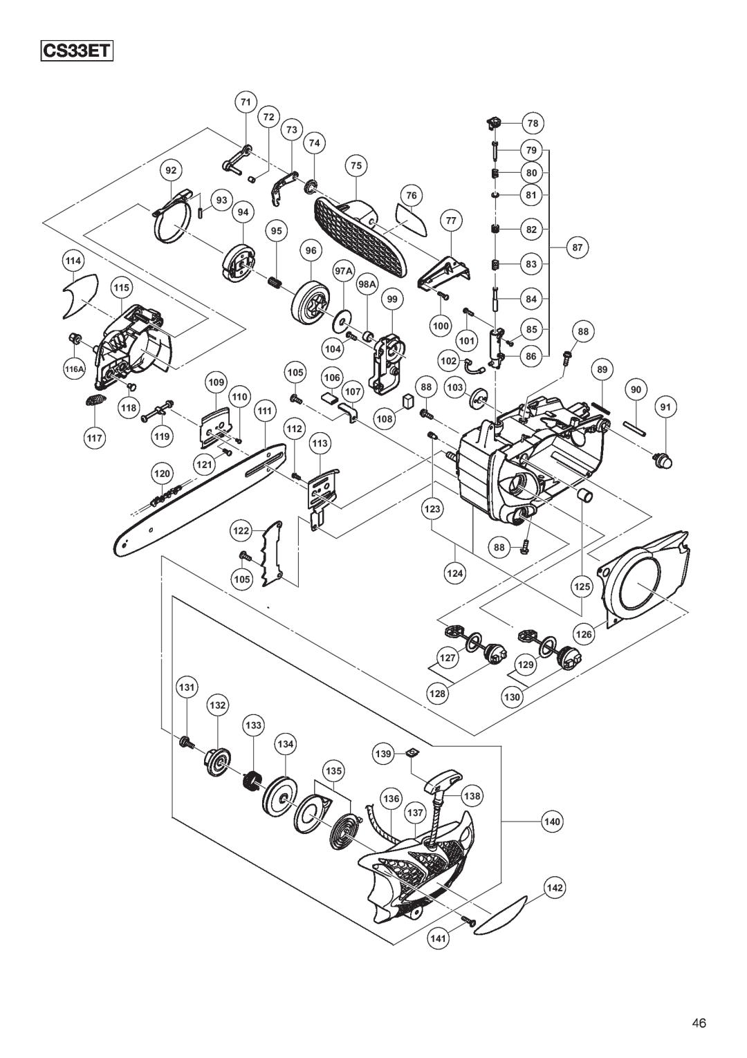 Hitachi Koki USA CS33EA manual #3%4, CS33ET2/3, 䎵䏈䏙䎑䎖 