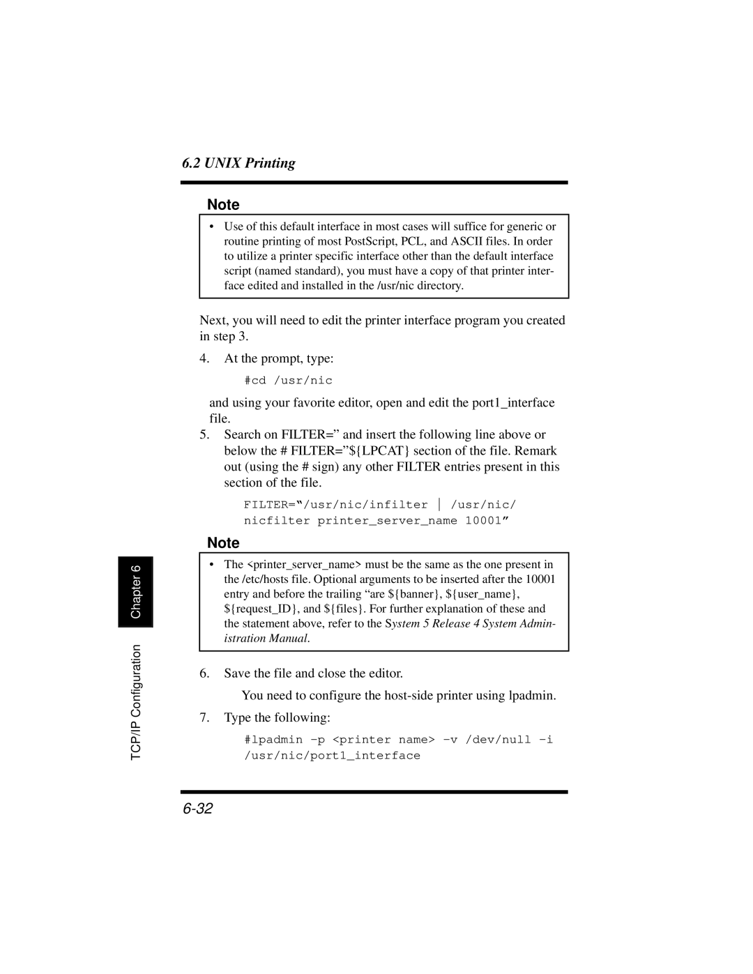 Hitachi Koki USA DDC 35n user manual #lpadmin -p printer name -v /dev/null Usr/nic/port1interface 