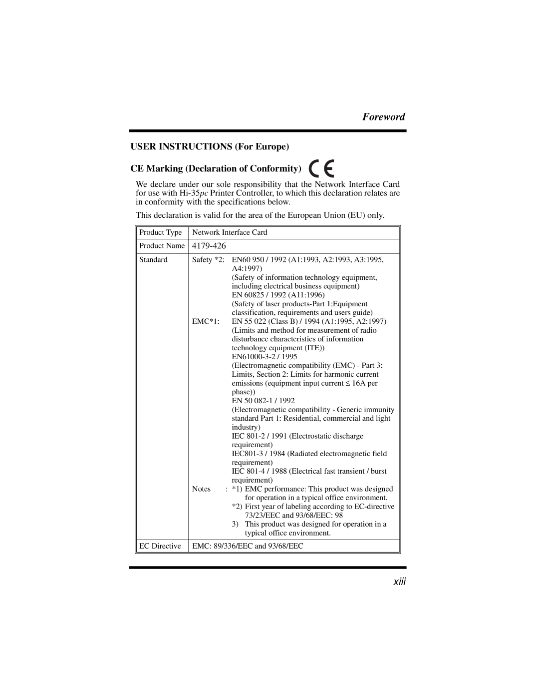 Hitachi Koki USA DDC 35n user manual Xiii 