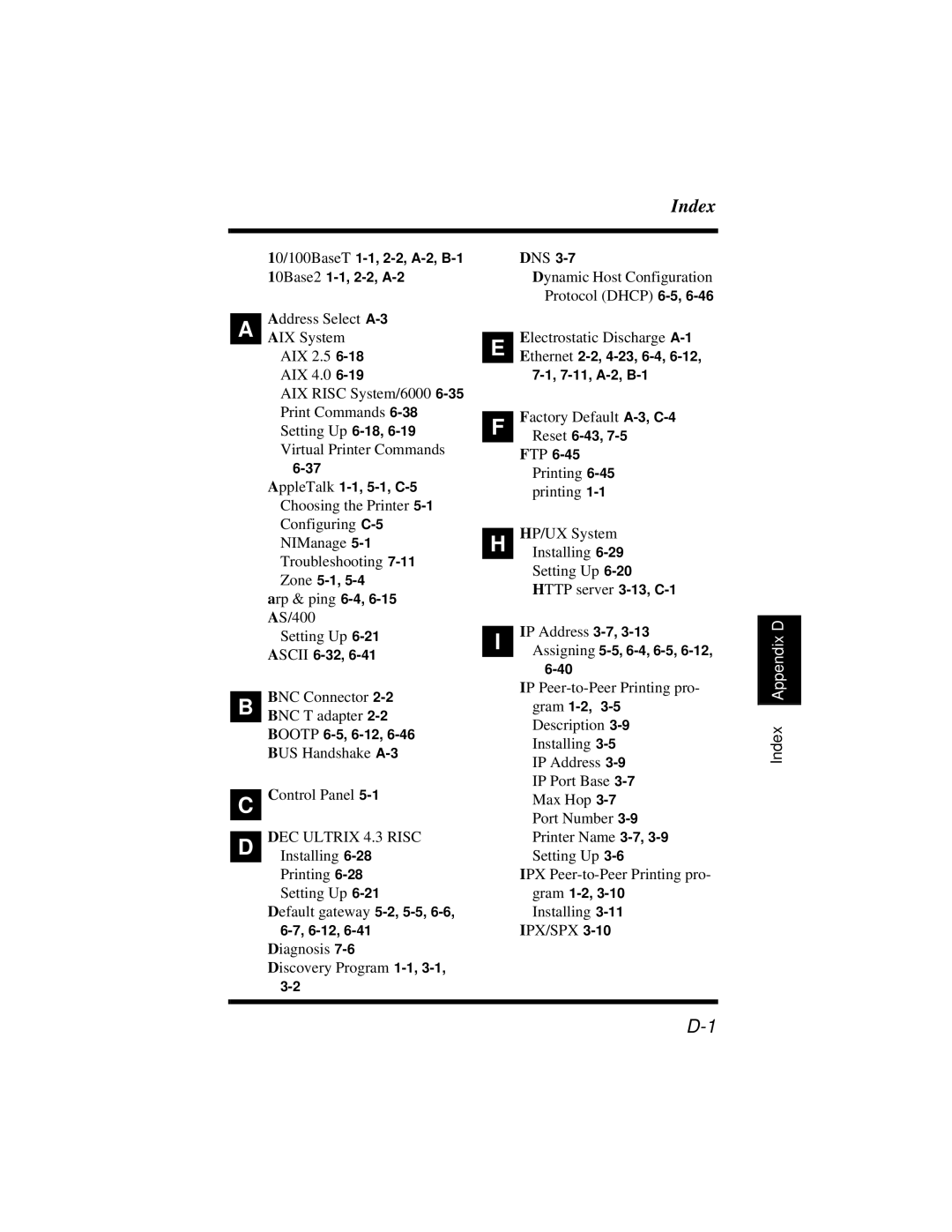 Hitachi Koki USA DDC 35n user manual Index 