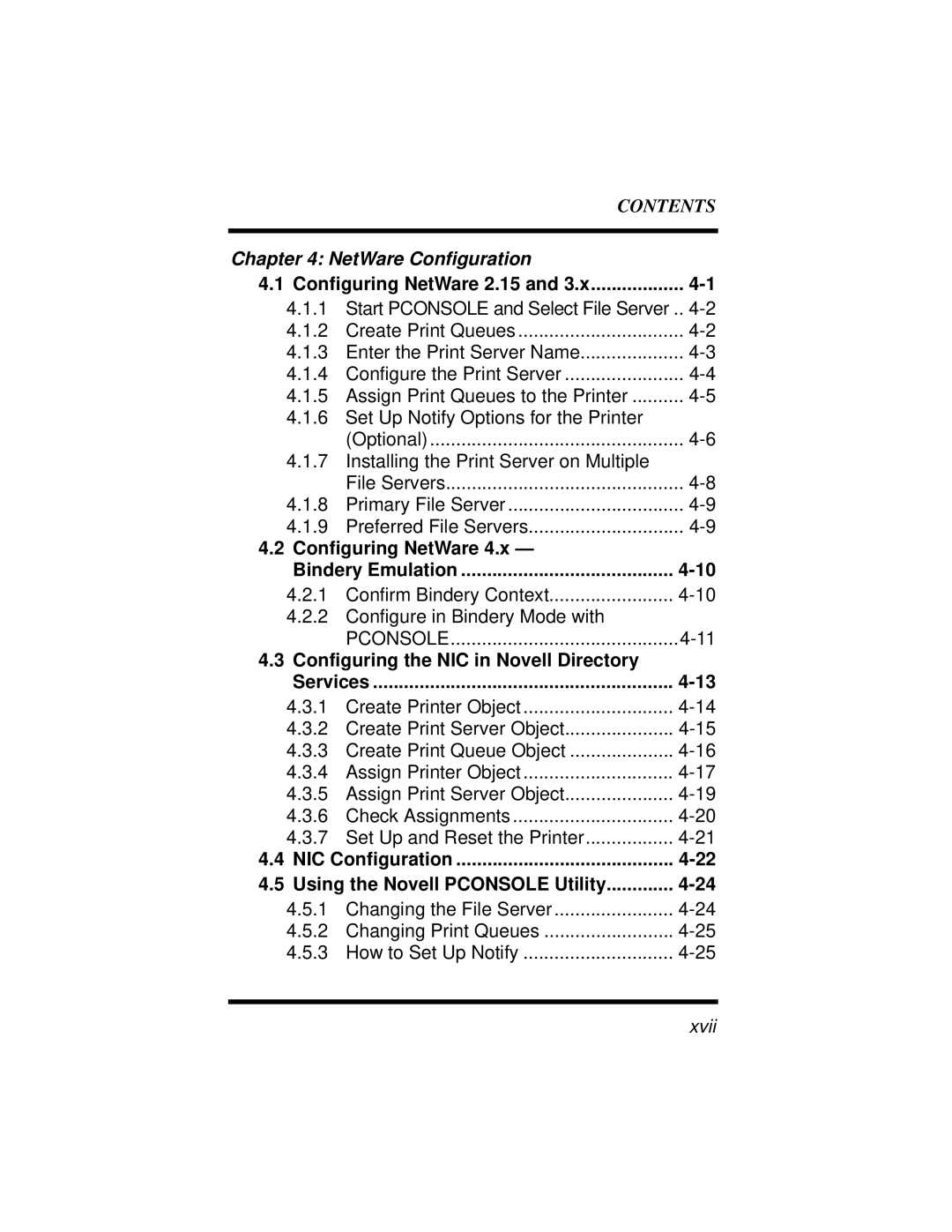 Hitachi Koki USA DDC 35n user manual Configuring NetWare 2.15, Configuring NetWare Bindery Emulation 