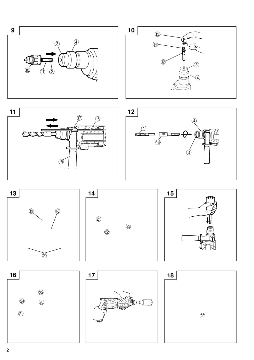 Hitachi Koki USA DH 22PB manual 