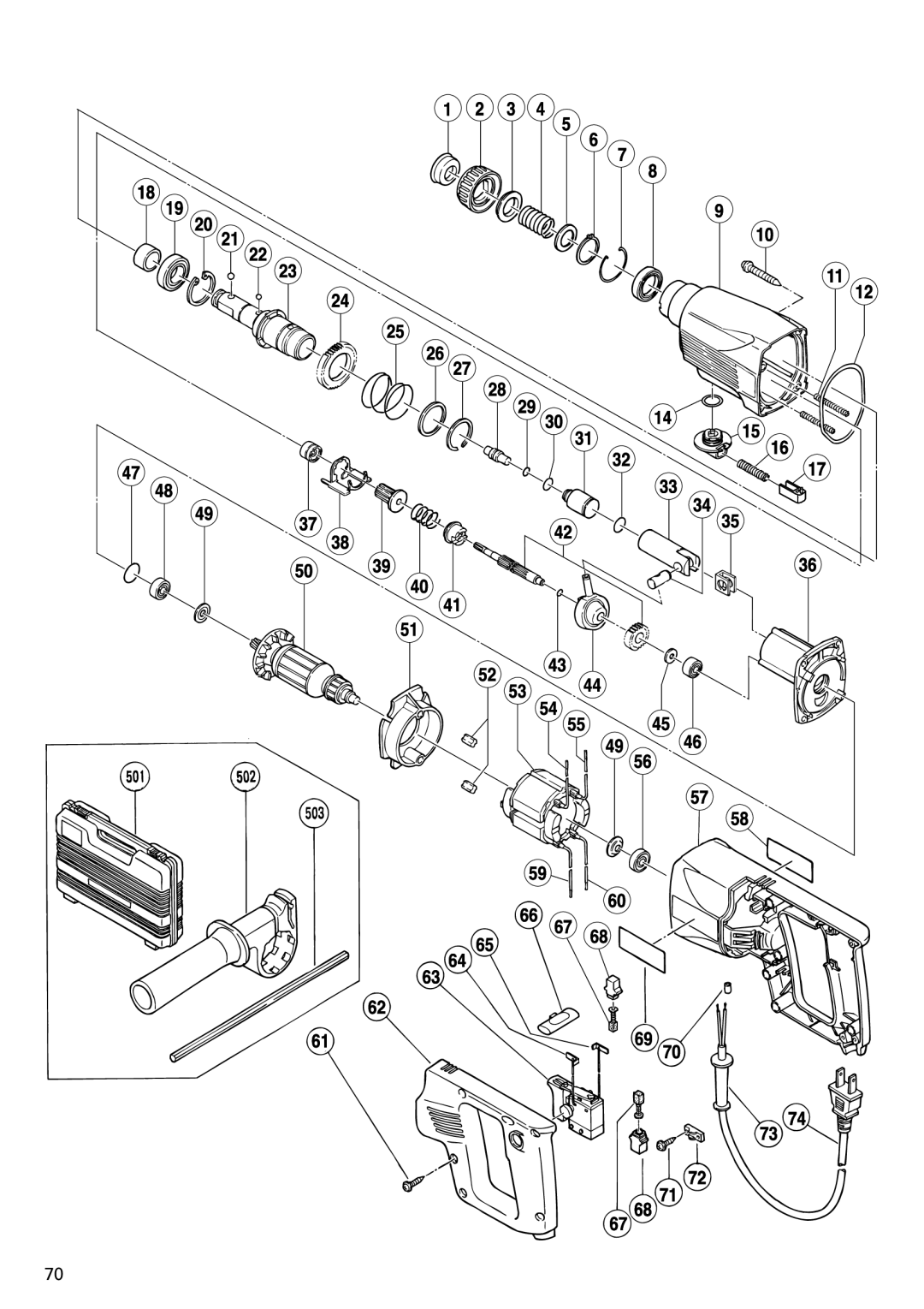 Hitachi Koki USA DH 24PE instruction manual 