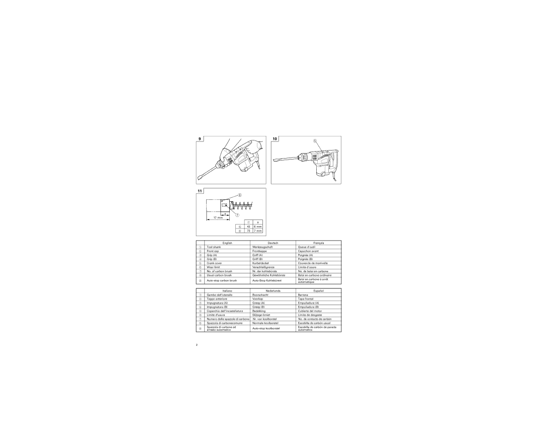 Hitachi Koki USA H 30PV manual 