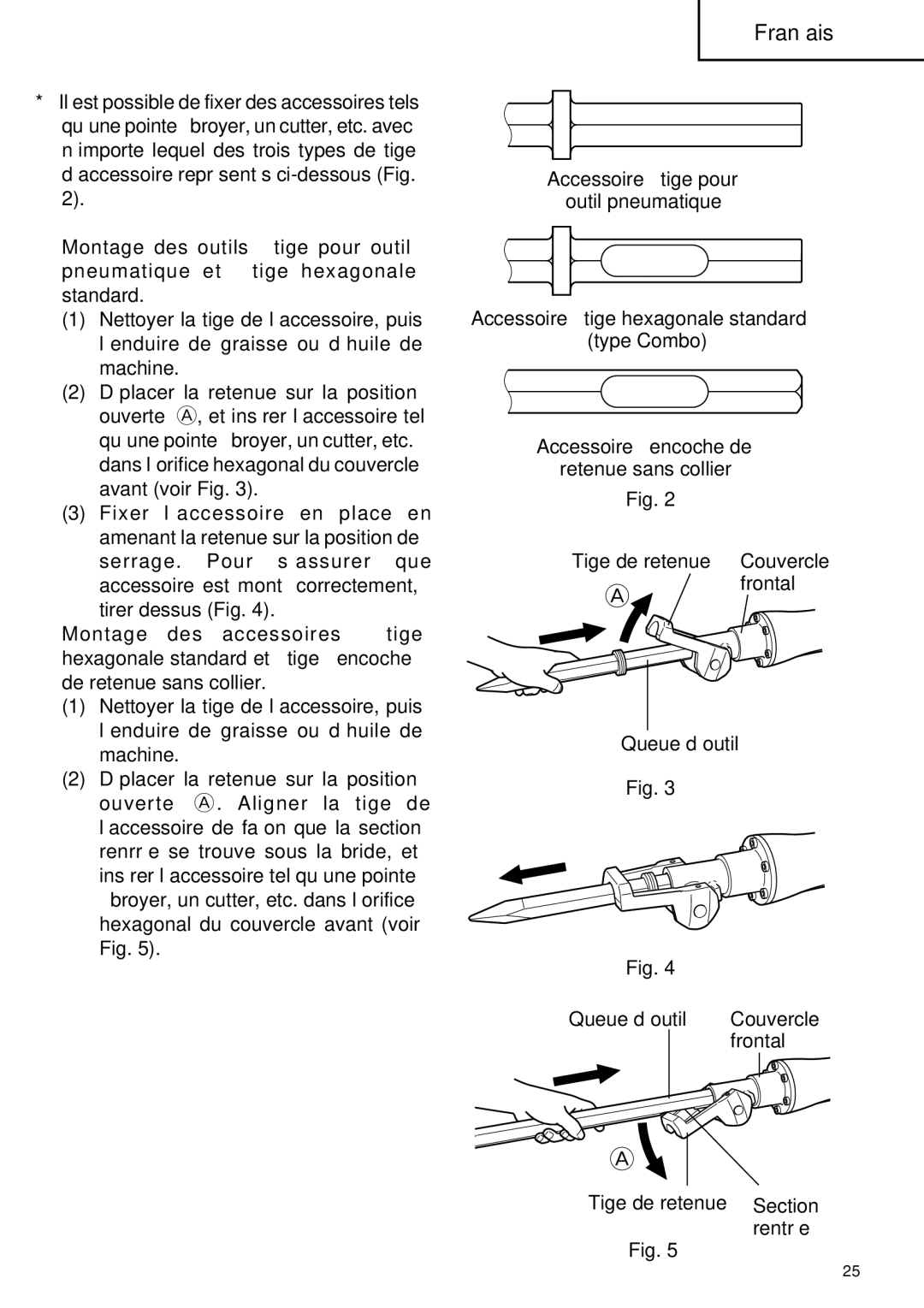 Hitachi Koki USA H 65SD2 instruction manual Français 