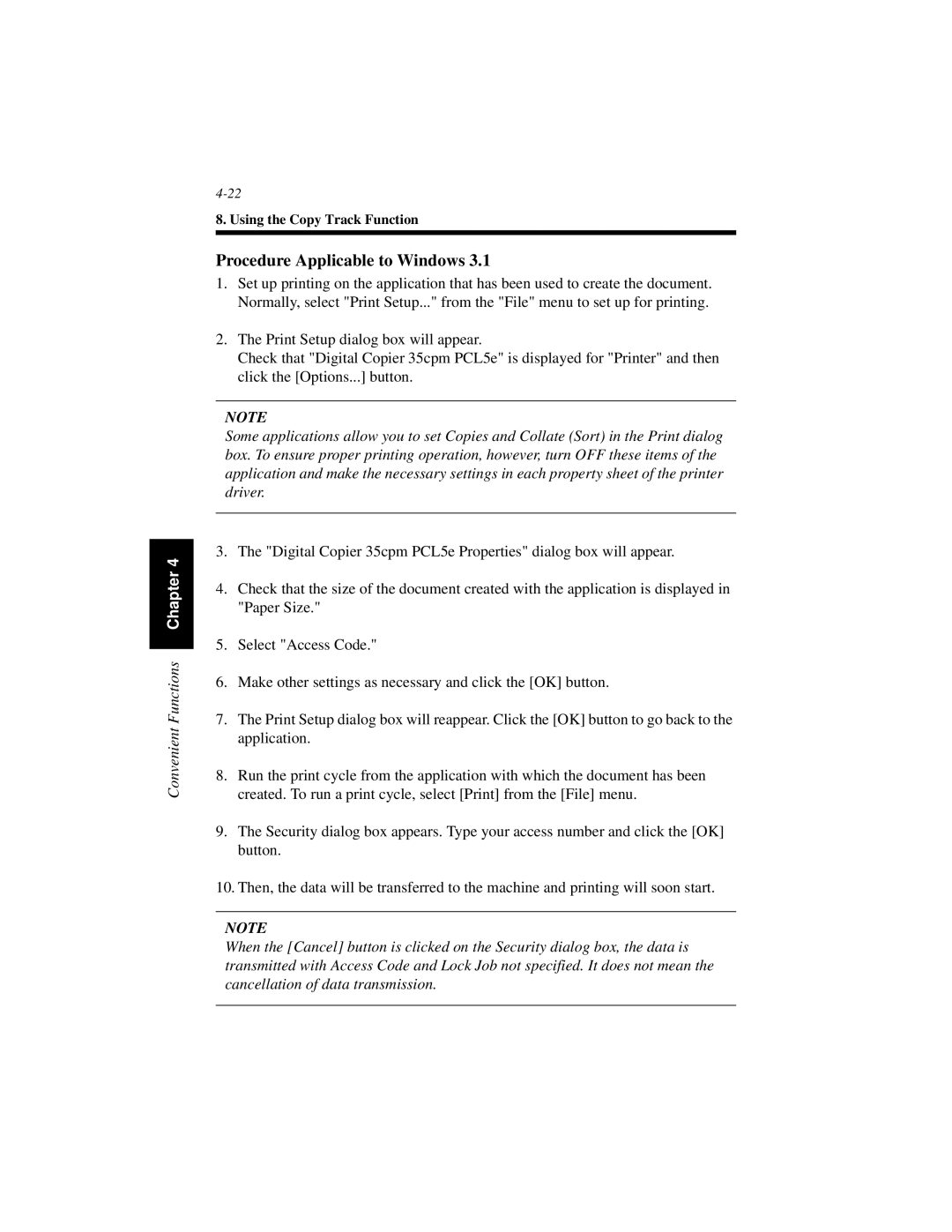 Hitachi Koki USA Hi-35pc user manual Procedure Applicable to Windows 