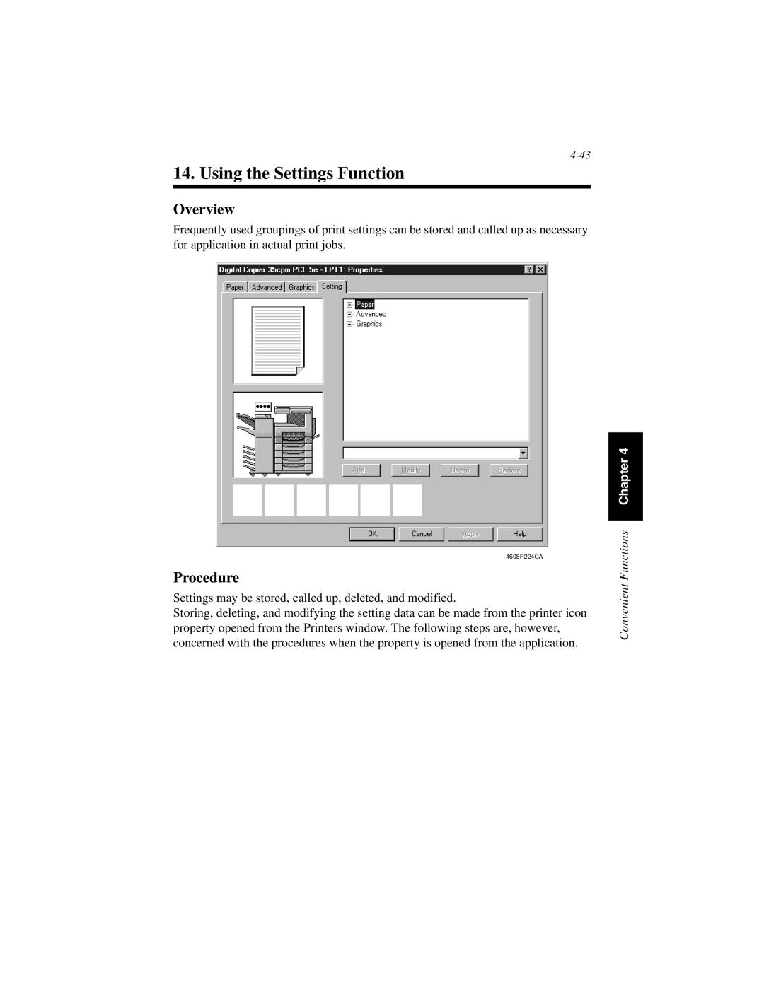 Hitachi Koki USA Hi-35pc user manual Using the Settings Function, Overview 