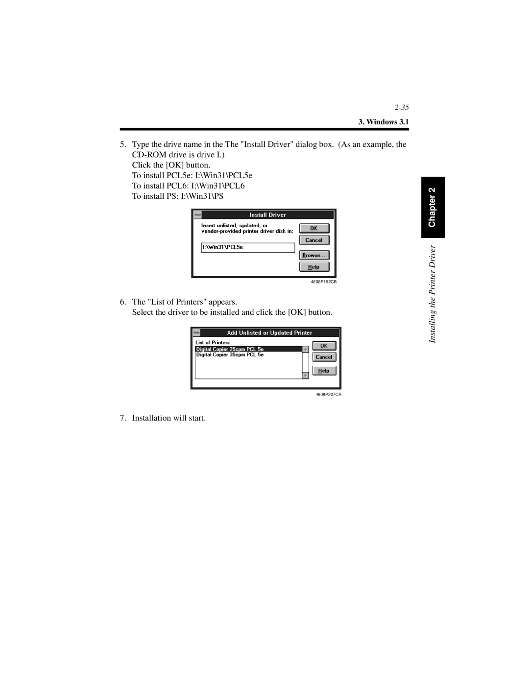 Hitachi Koki USA Hi-35pc user manual Installation will start 