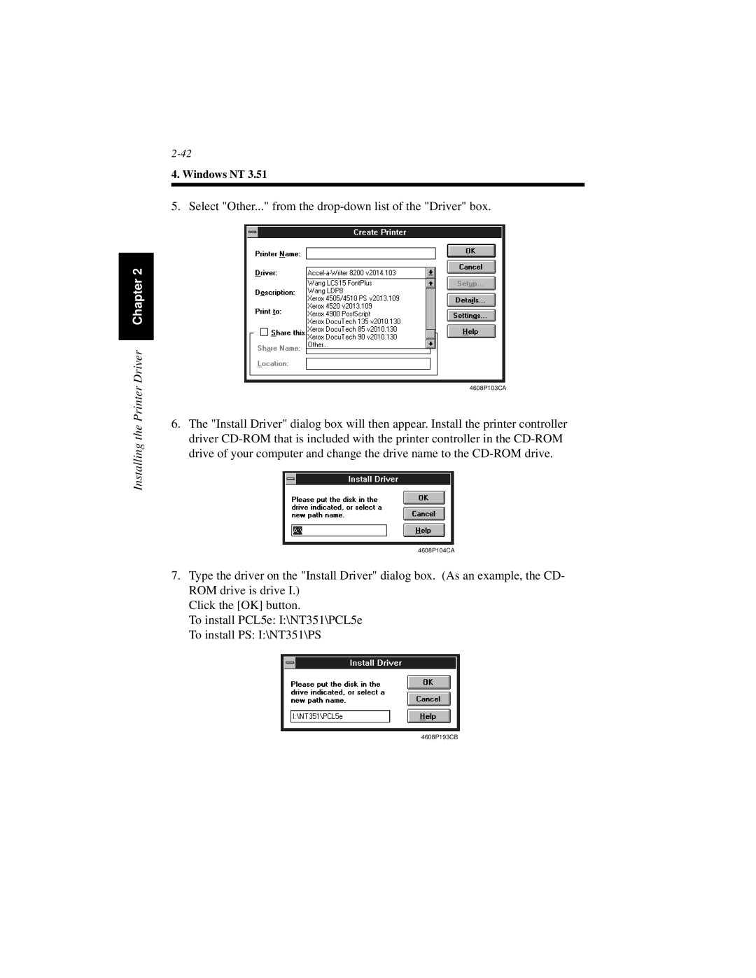 Hitachi Koki USA Hi-35pc user manual Select Other... from the drop-down list of the Driver box 