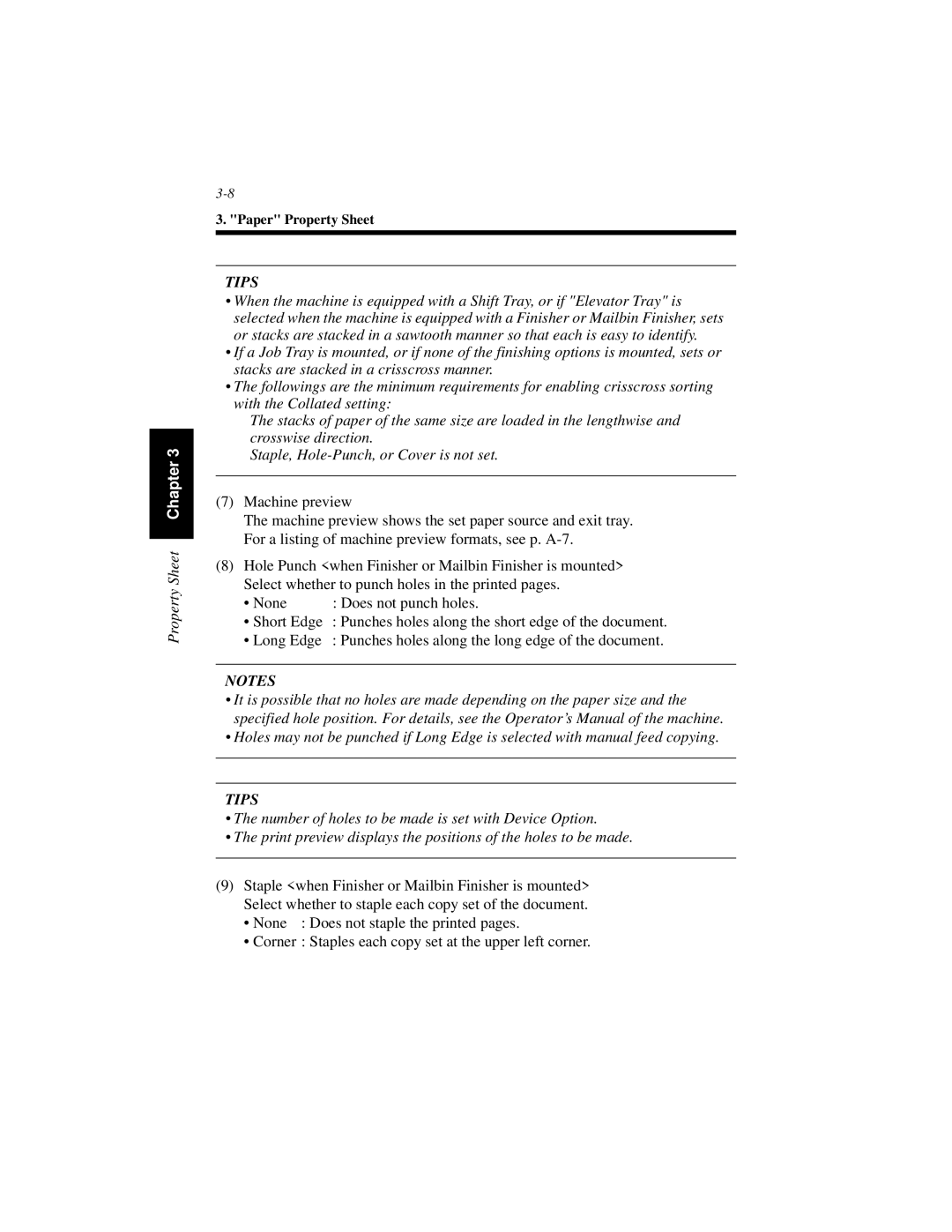 Hitachi Koki USA Hi-35pc user manual Does not punch holes 