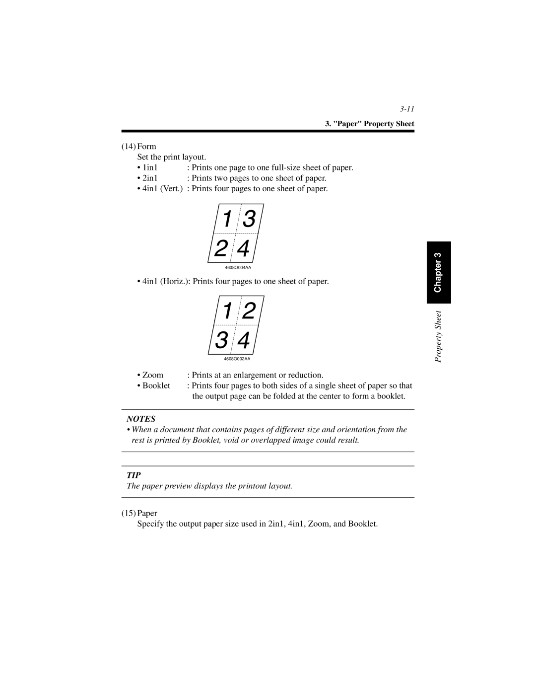 Hitachi Koki USA Hi-35pc user manual Paper preview displays the printout layout 