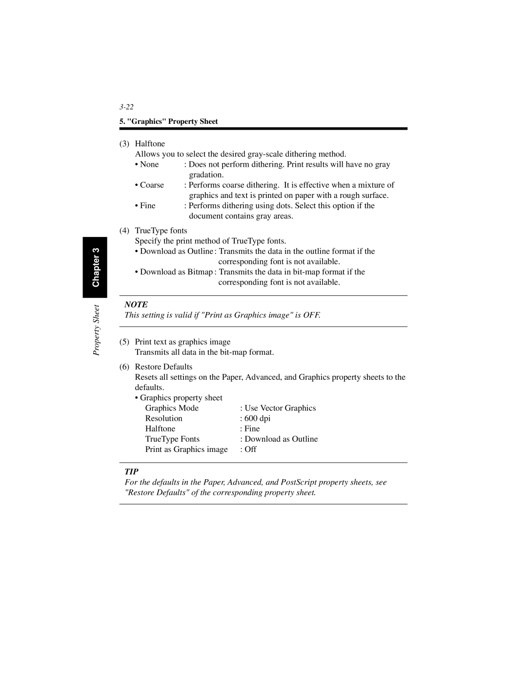 Hitachi Koki USA Hi-35pc user manual This setting is valid if Print as Graphics image is OFF 