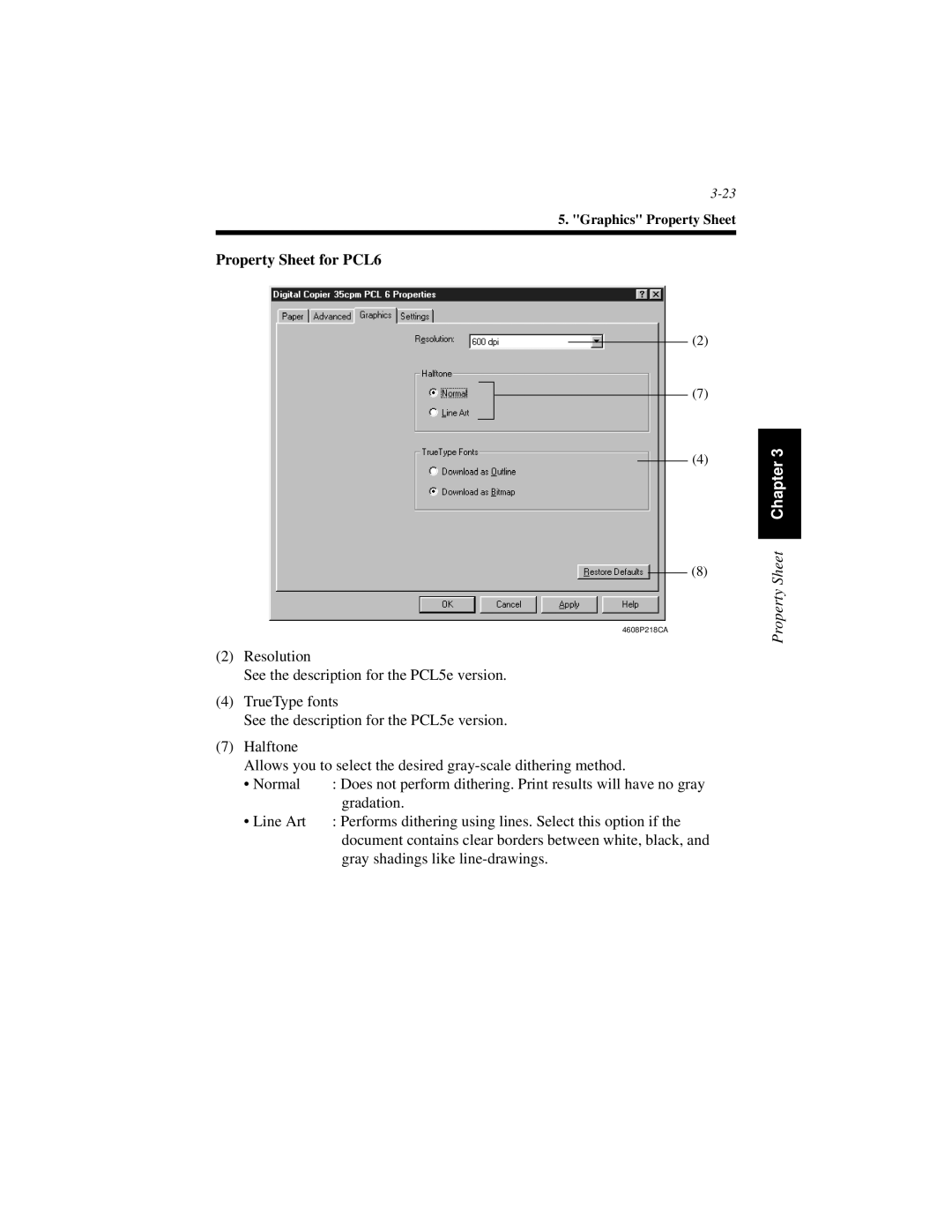 Hitachi Koki USA Hi-35pc user manual Property Sheet for PCL6 