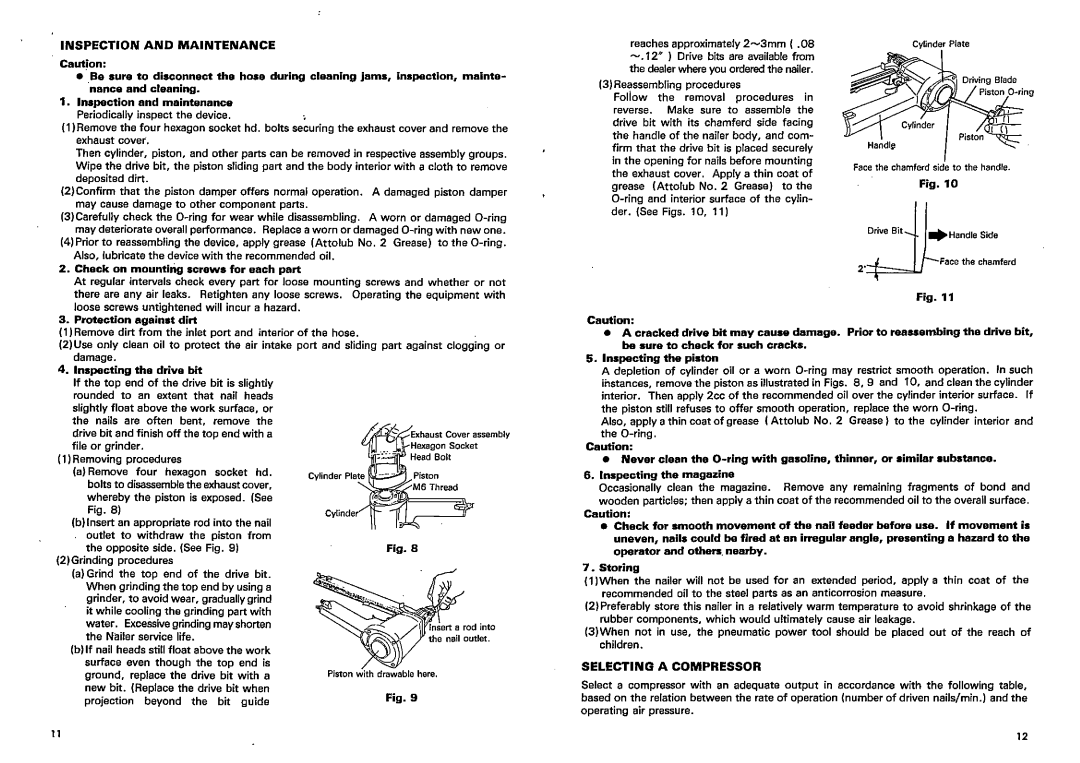 Hitachi Koki USA NT 65AB manual 