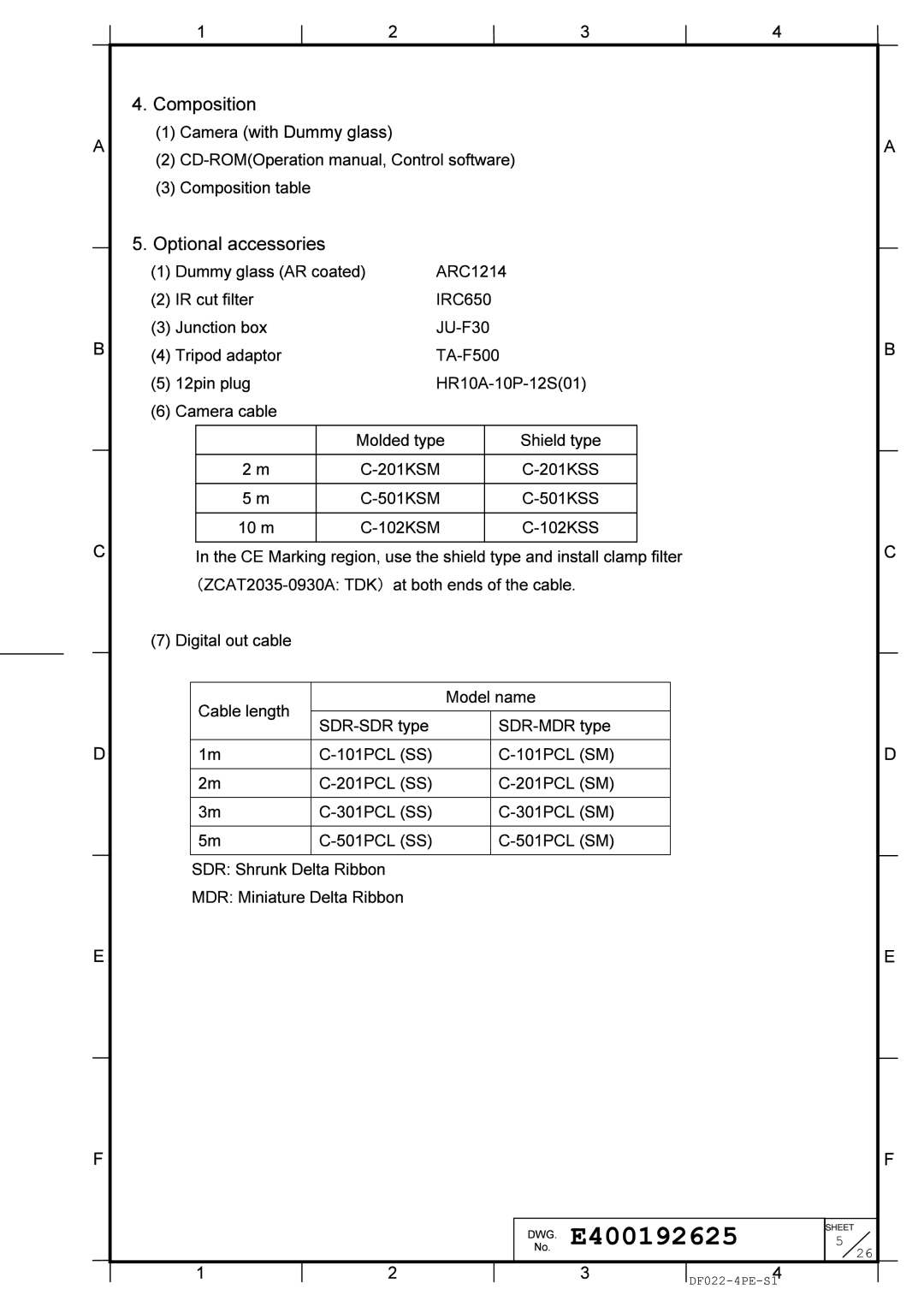 Hitachi KP-F500WCL manual 