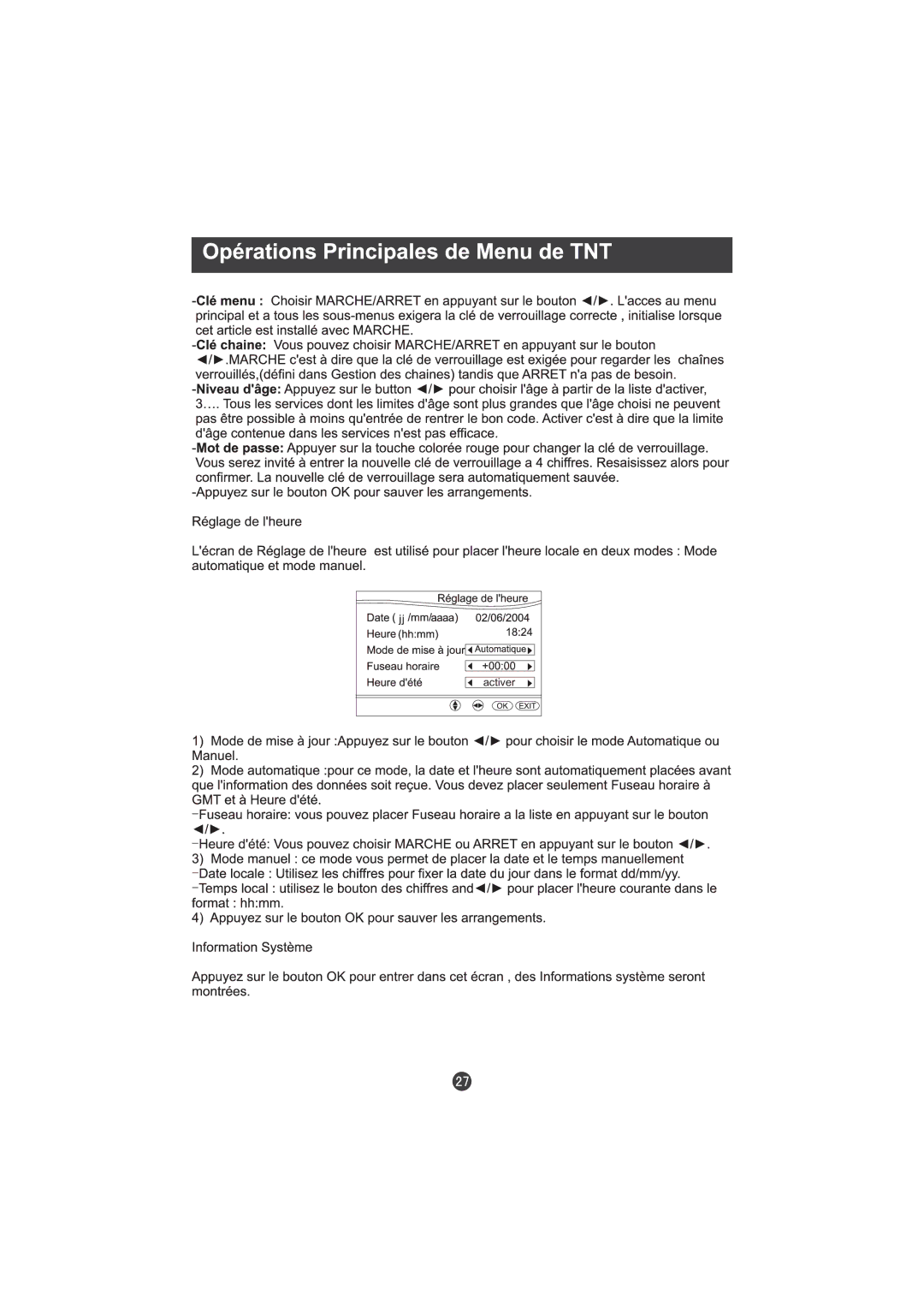 Hitachi L15TA11W user manual Activer 