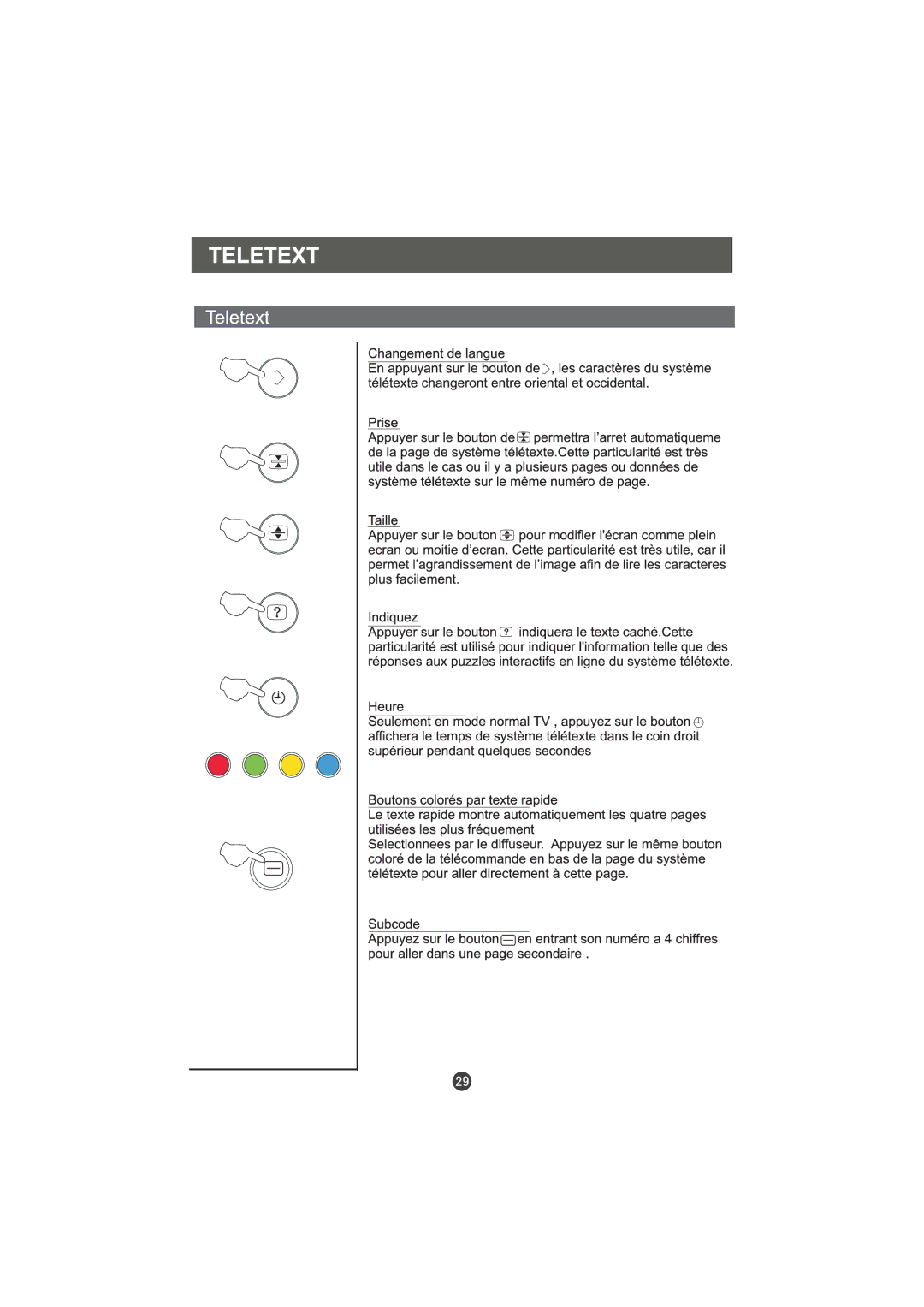 Hitachi L15TA11W user manual 