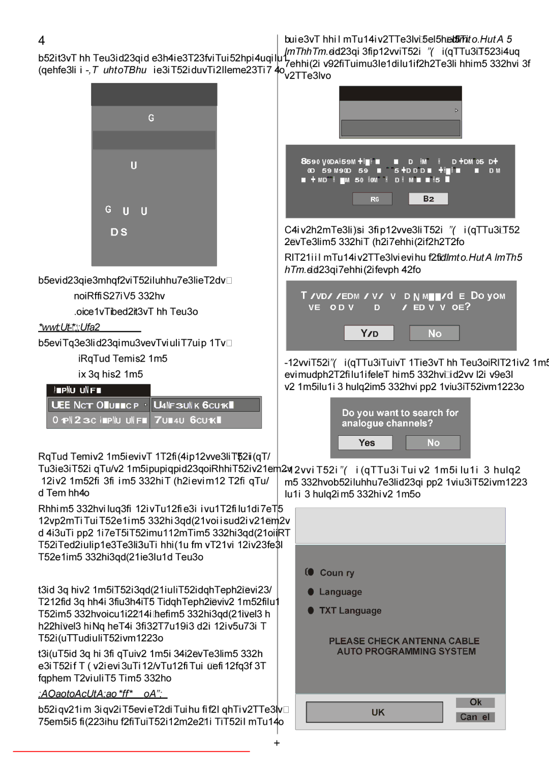 Hitachi L26H01U L26HR1U manual Installation, Automatic Search, Manual Search 