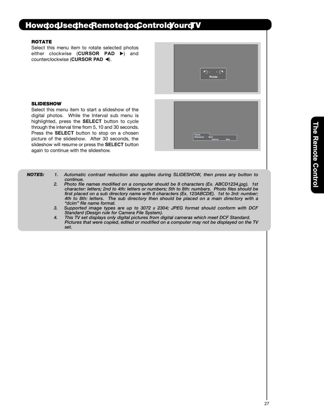 Hitachi L47V651, L42V651 important safety instructions Rotate 