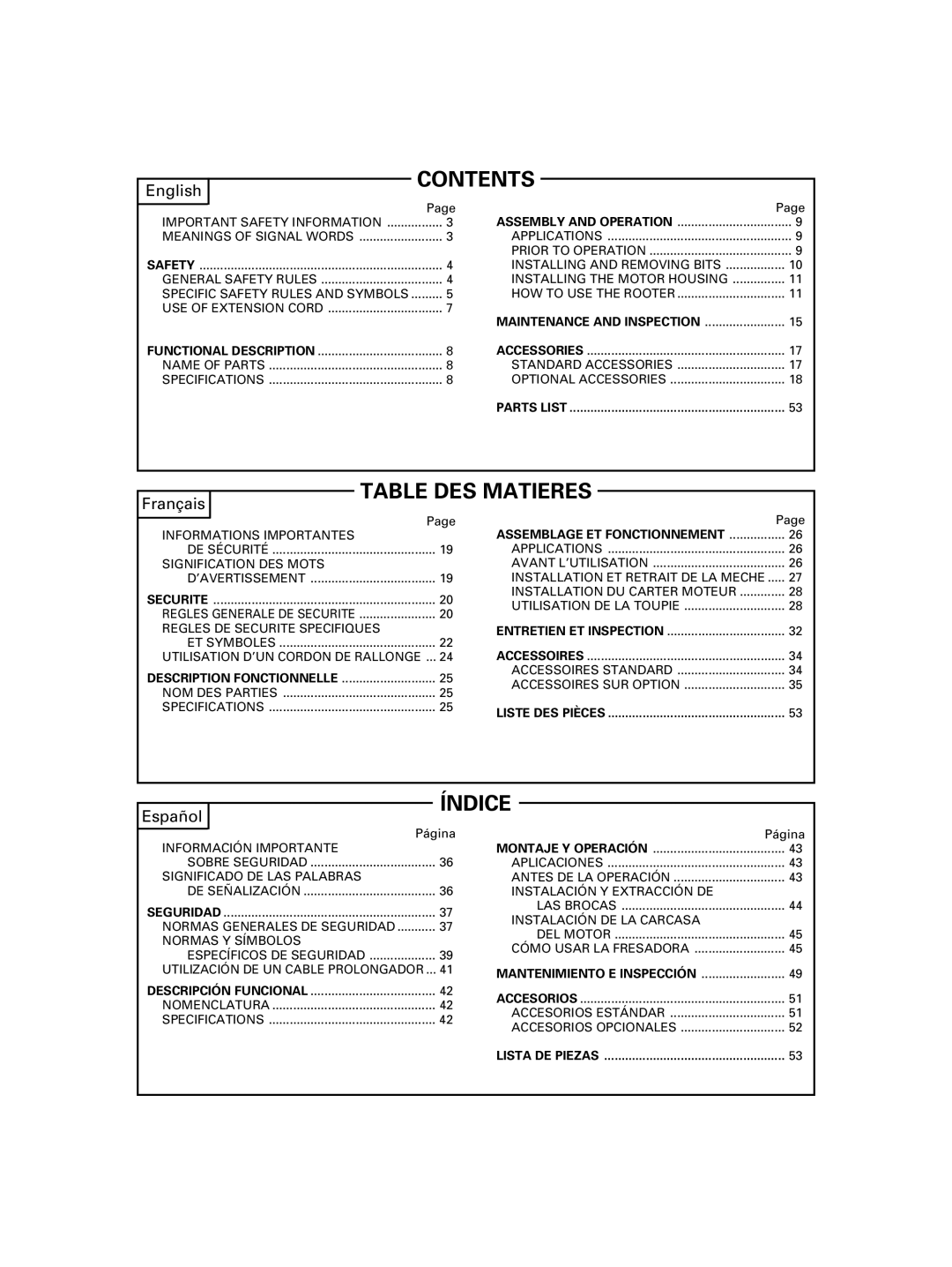 Hitachi KM 12VC, KM 12SC instruction manual Contents 