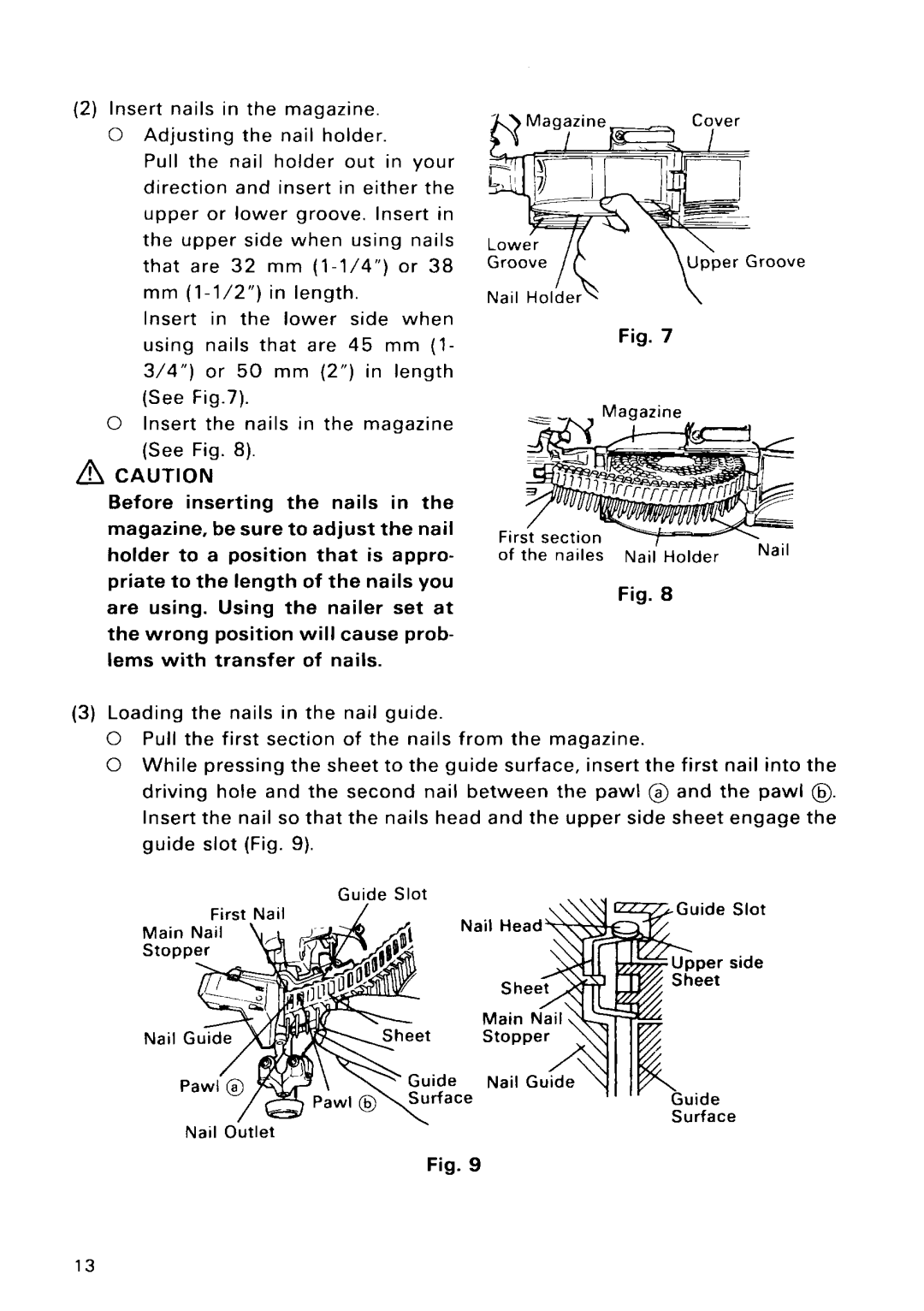 Hitachi Model NV 50AG manual 