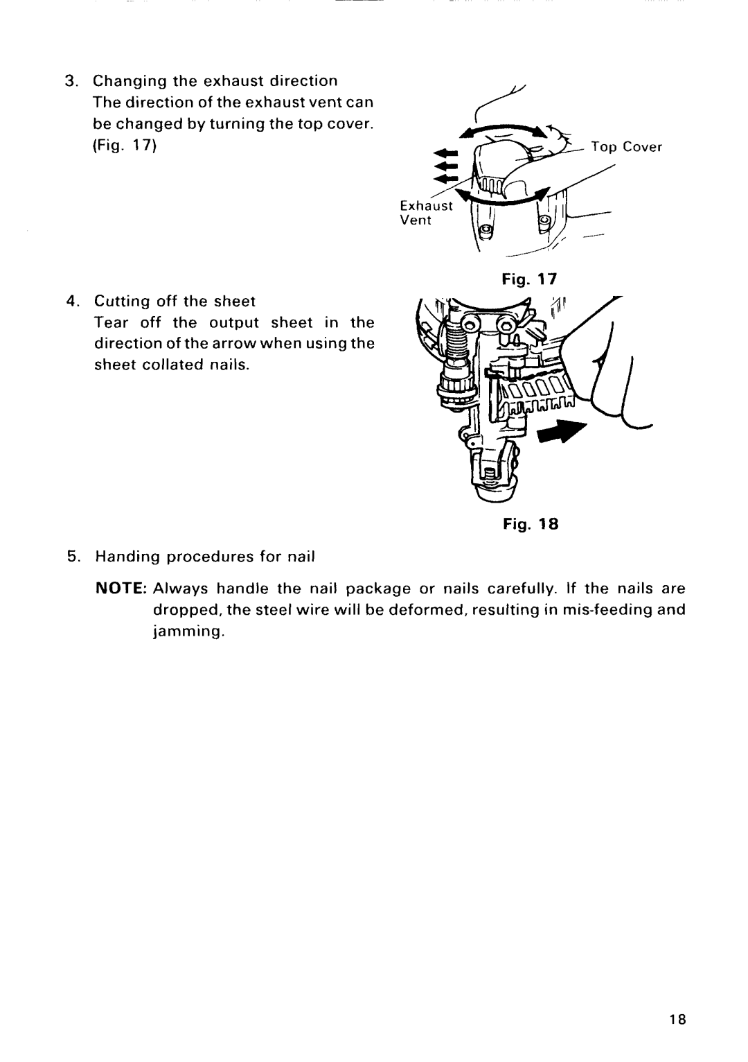 Hitachi Model NV 50AG manual 