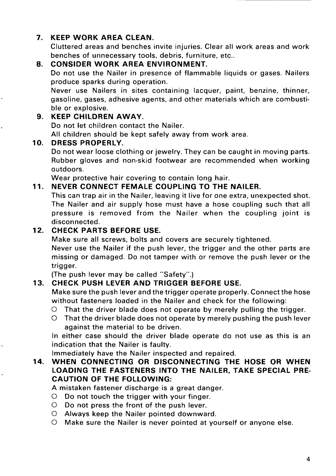 Hitachi Model NV 50AG manual 