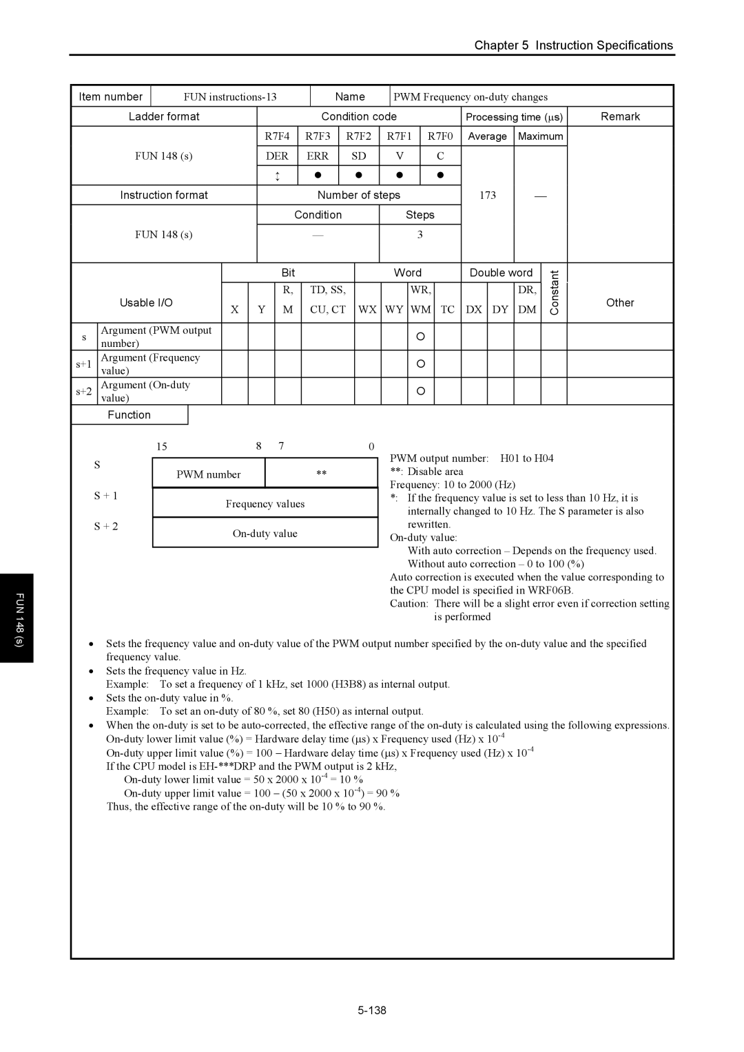 Hitachi NJI-350B manual FUN instructions-13, 173, 138 