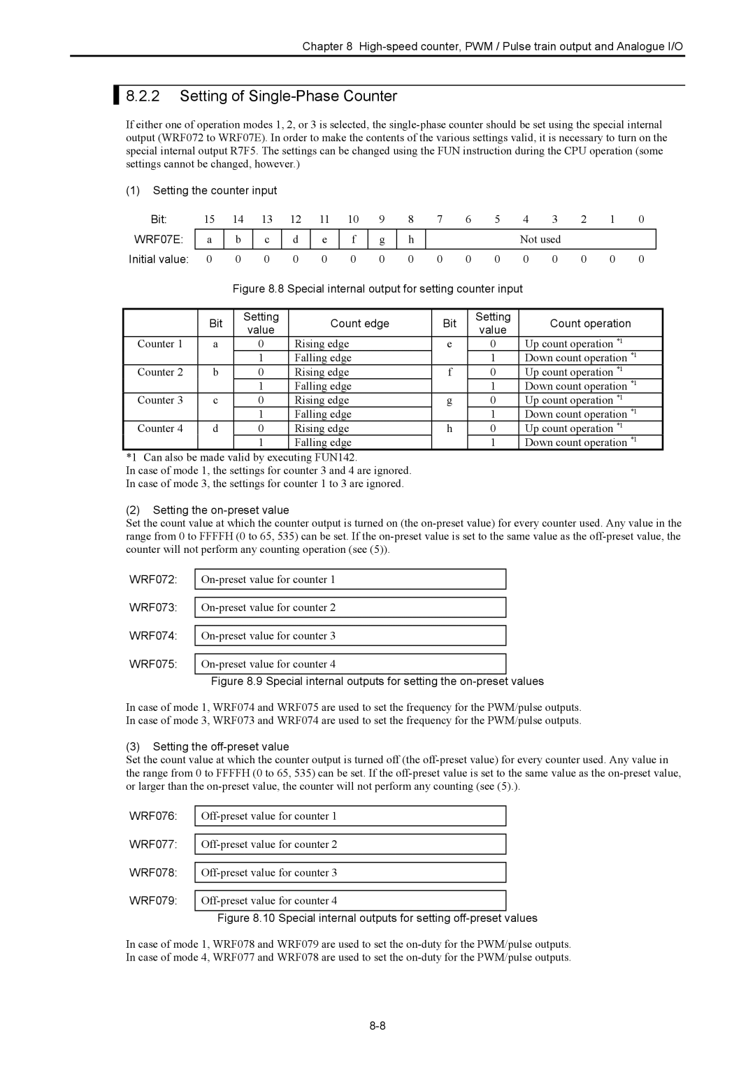 Hitachi NJI-350B manual Setting of Single-Phase Counter 