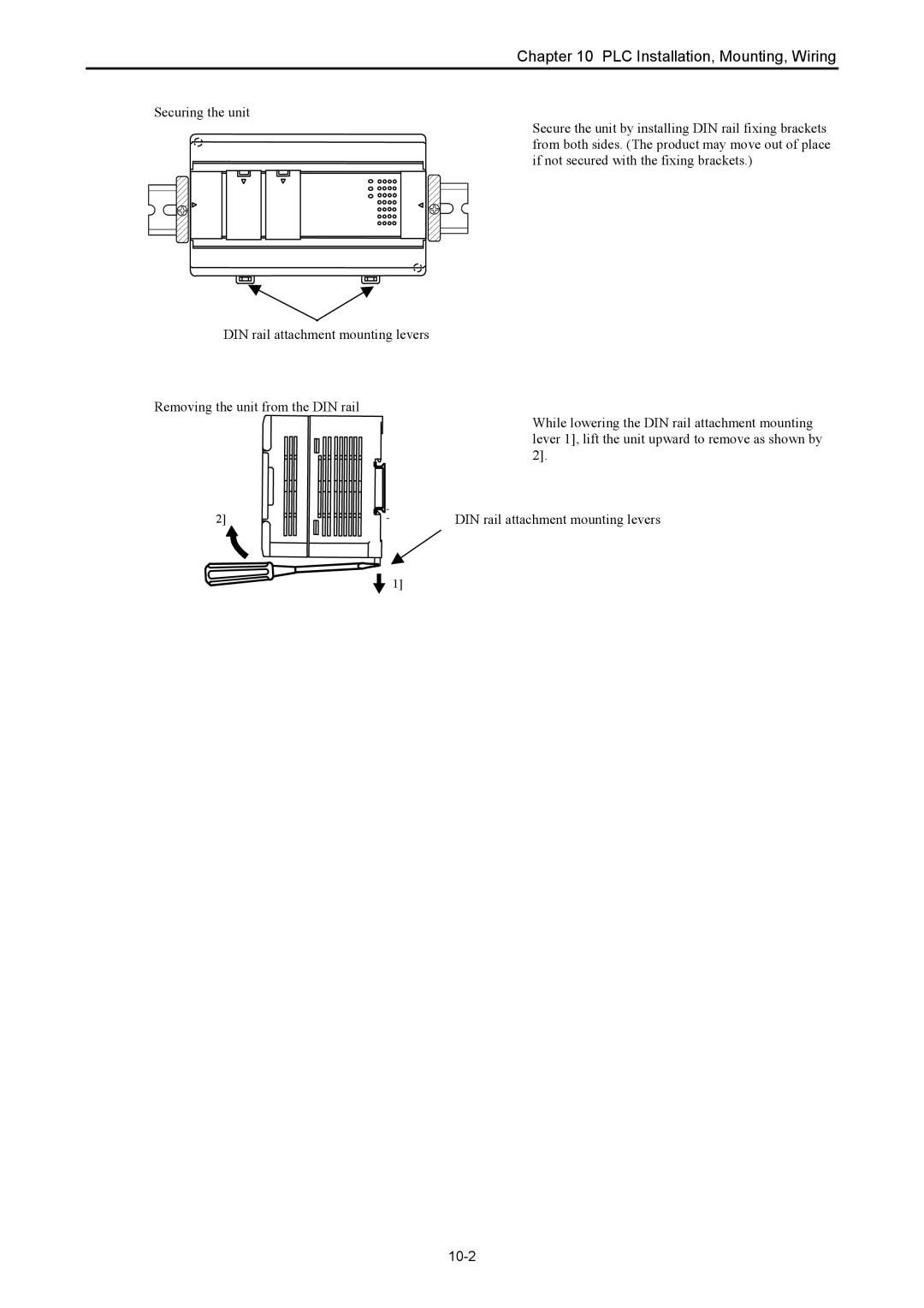 Hitachi NJI-350B manual 10-2 