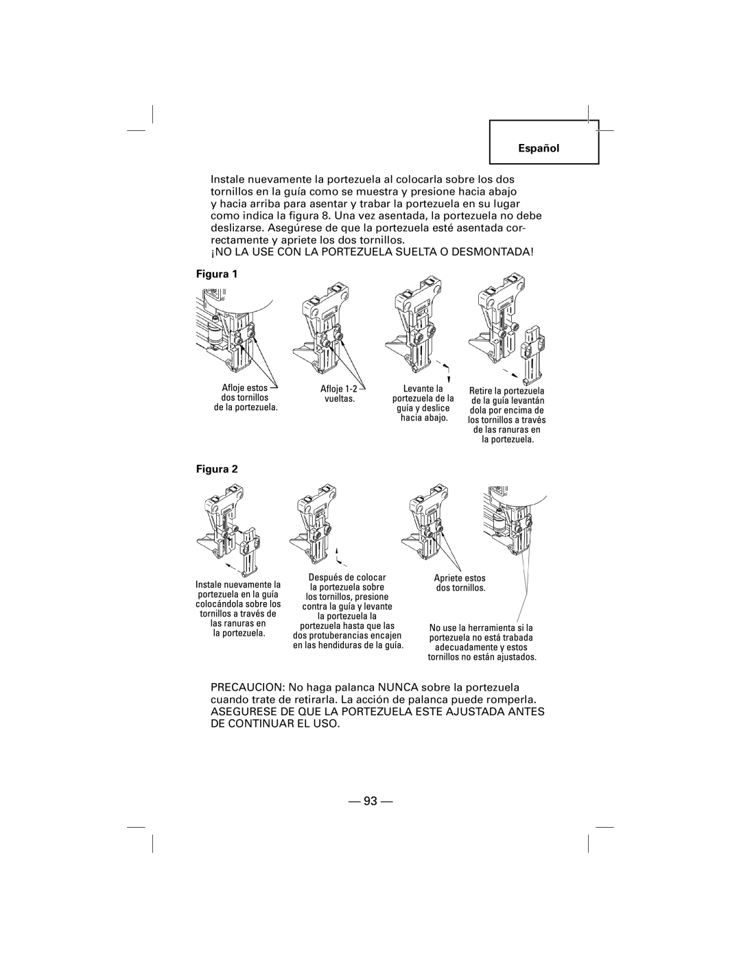 Hitachi NT50AGF manual Figura 