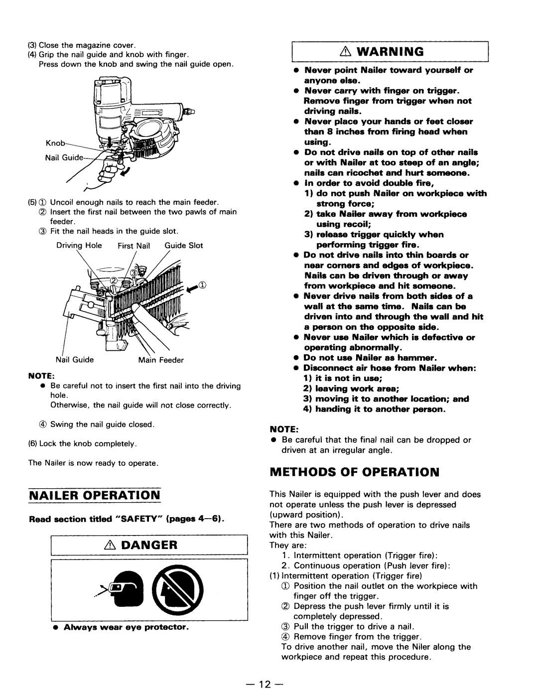 Hitachi NV50AA, VH-650 manual 