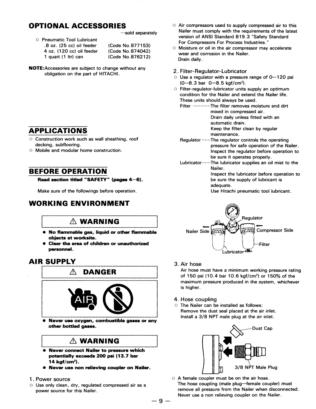 Hitachi VH-650, NV50AA manual 