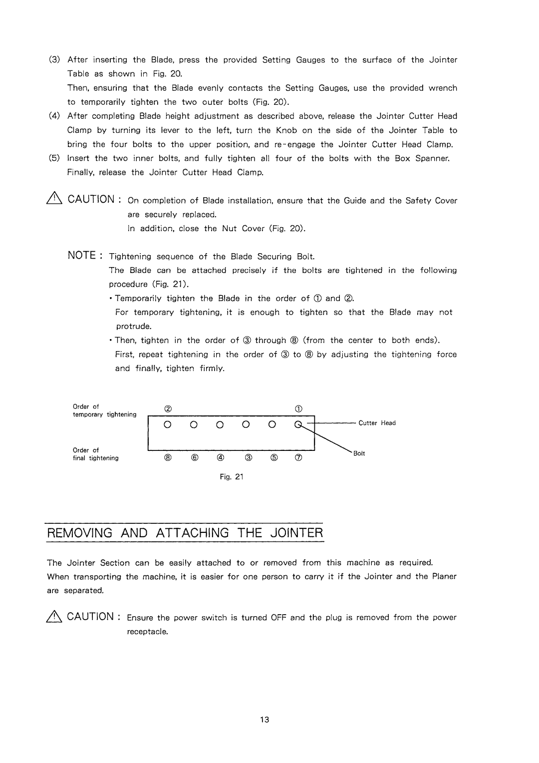 Hitachi P12RA manual 