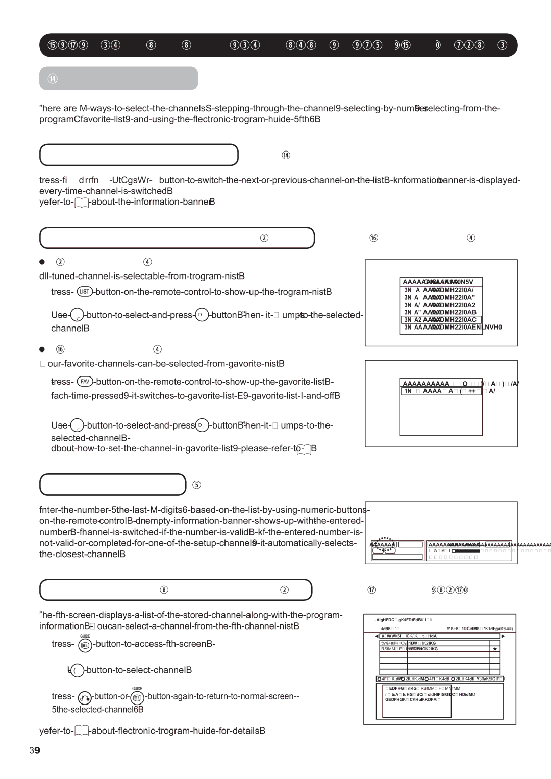 Hitachi P50H01AU, P42H01AU manual 6HOHFWLQJIUR WKH3URJUD DYRULWH/LVW 3URJUD /LVW, Dyrulwh/Lvw 