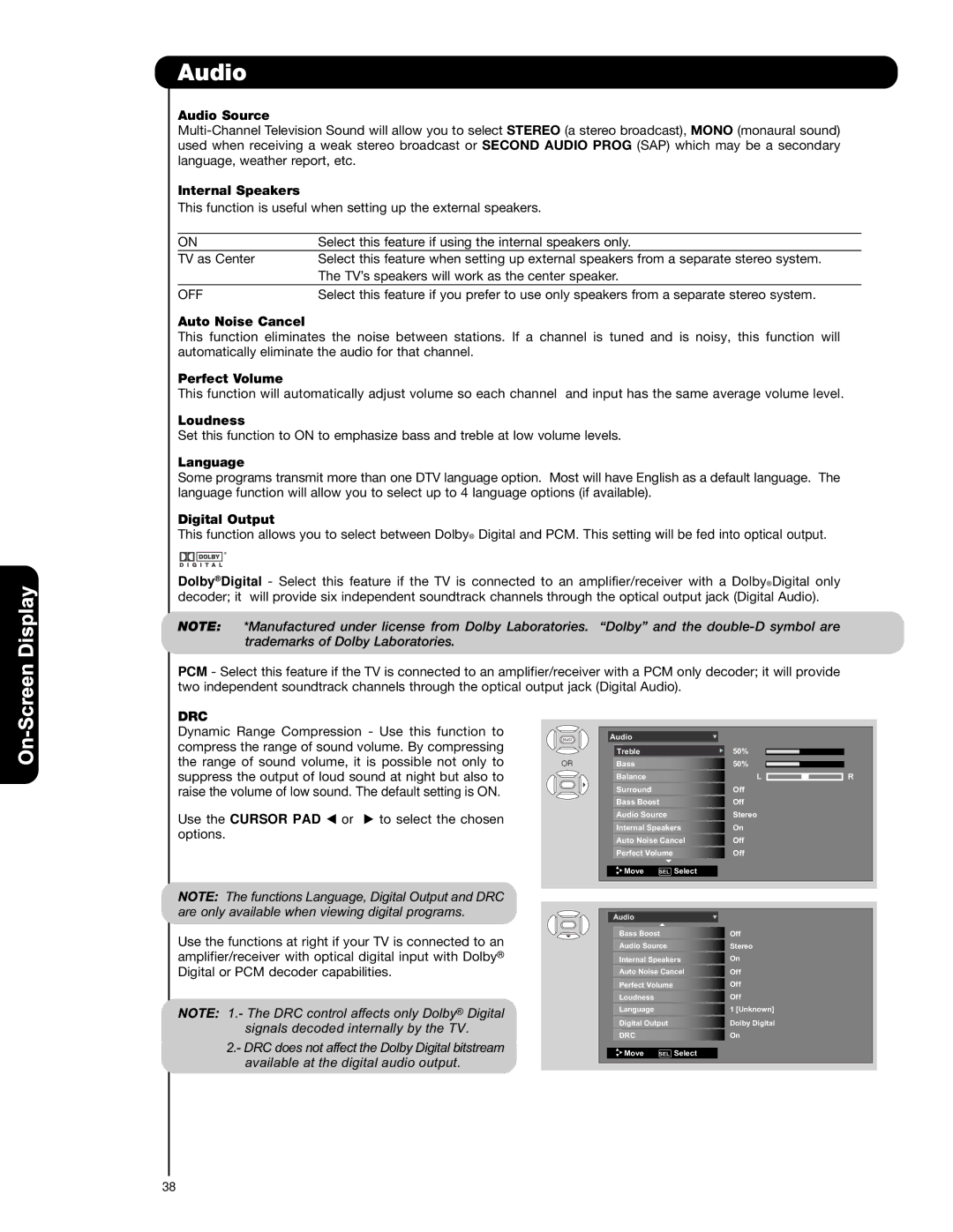 Hitachi P50H401A, P42H4011, P55H401 important safety instructions Drc 