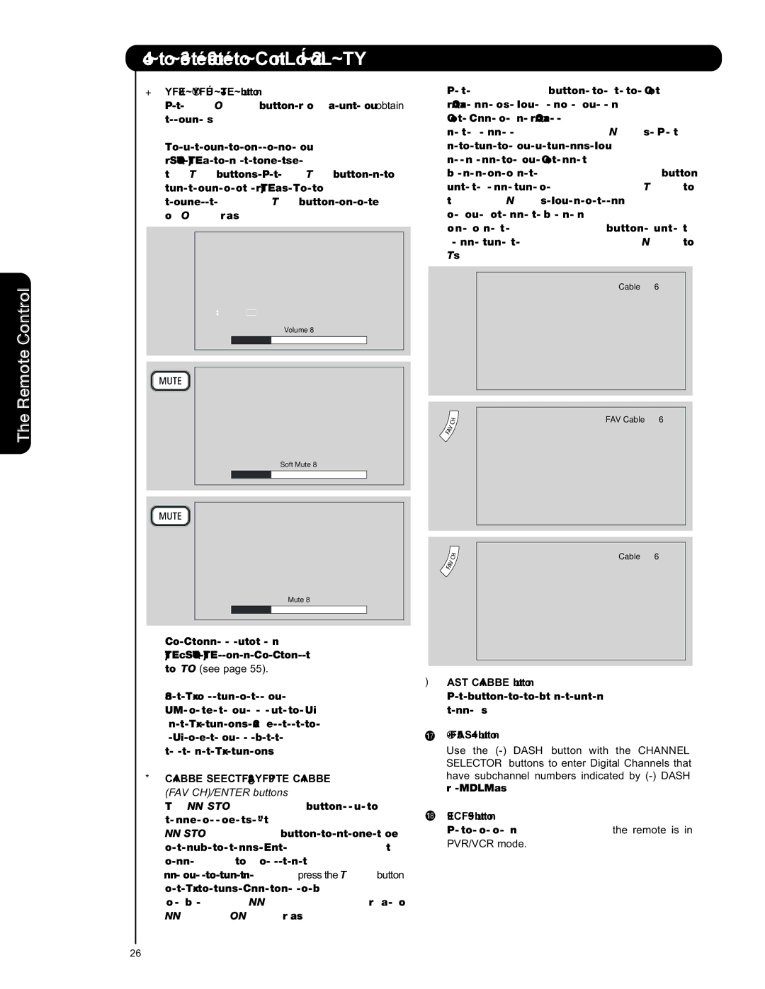 Hitachi P50S601 important safety instructions White, Channel SELECTOR/FAVORITE Channel 