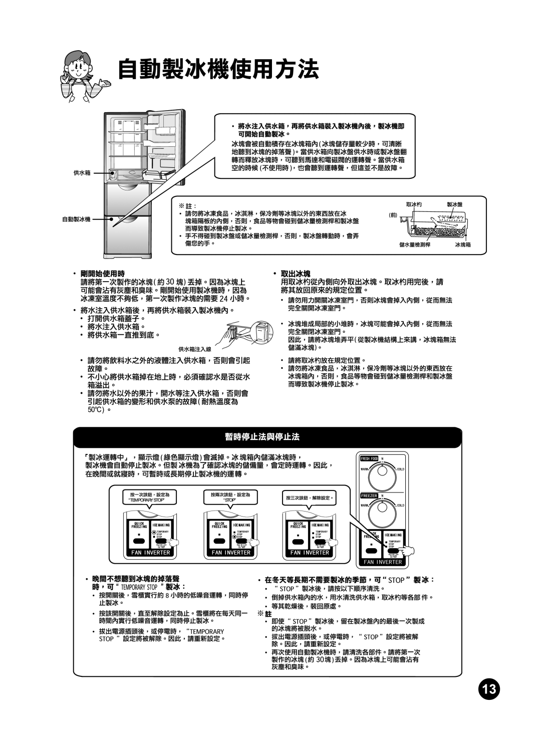 Hitachi R-S31SVH manual 