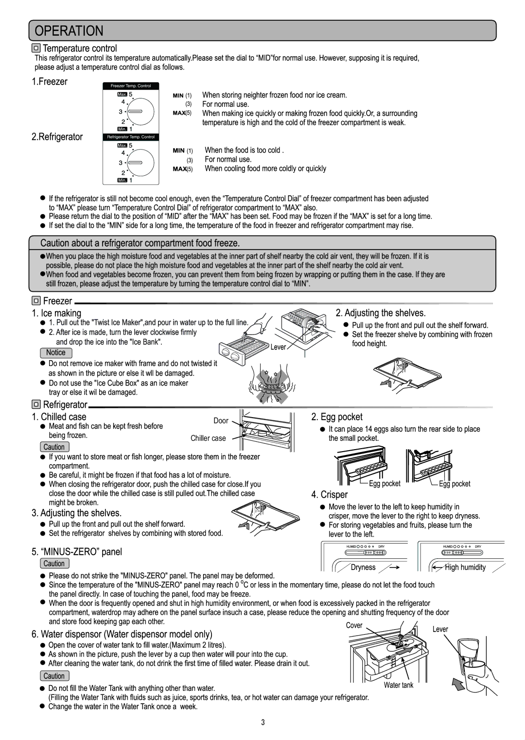 Hitachi R-Z420EM(X), R-Z451EMS(X), R-Z460EM(X), R-Z440END9K(X), R-Z400ES9KV, R-Z440E9H(X), R-Z440ES9KT manual Door Chiller case 