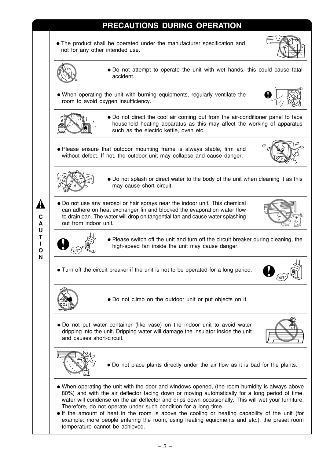 Hitachi RAS-51CHA3 instruction manual U T I O N 