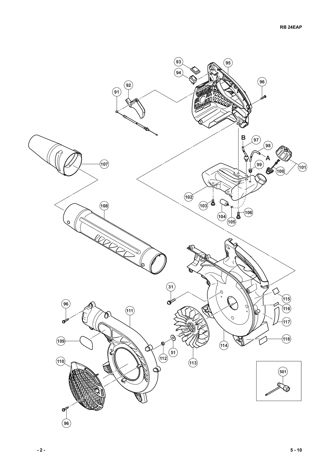 Hitachi RB 24EAP manual 