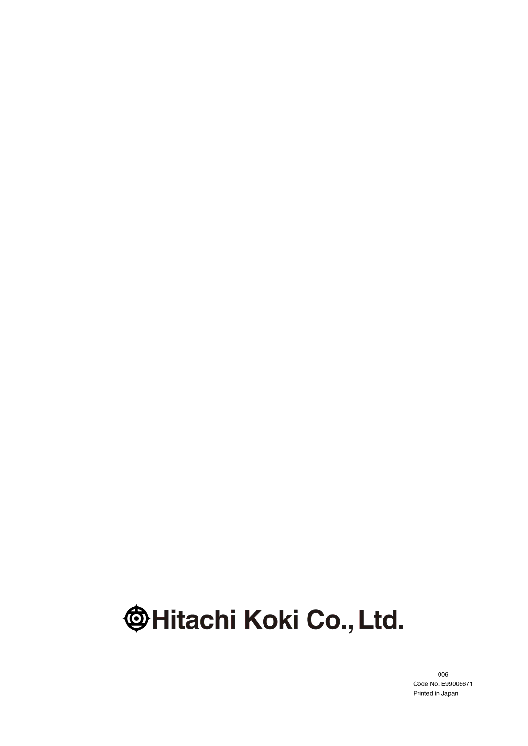 Hitachi RB 65EF manual 006 